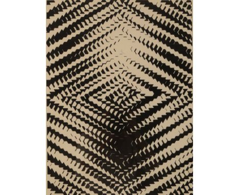 *JEFFREY STEELE (1931-2021) 'Hecuba' Op art composition, signed, titled and numbered 8/20 in pencil to the margin, screenprin