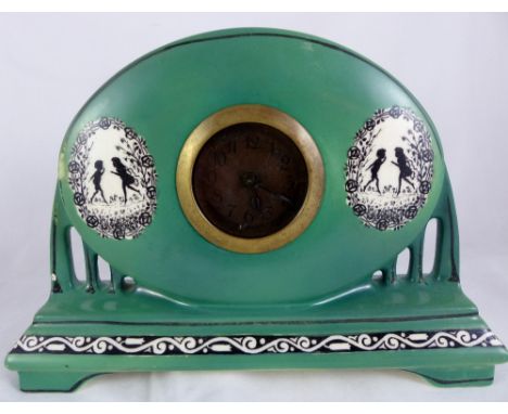 Ceramic mechanical continental mantle clock