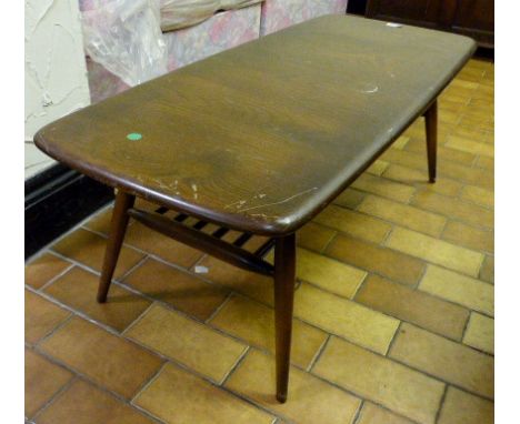 Ercol ? coffee table 106 cm x 35 cm x 45 cm