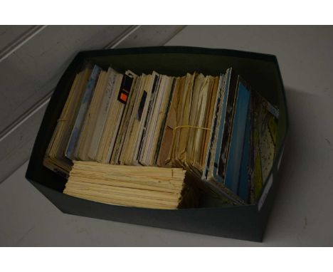 BOX OF VARIOUS VINTAGE POSTCARDS