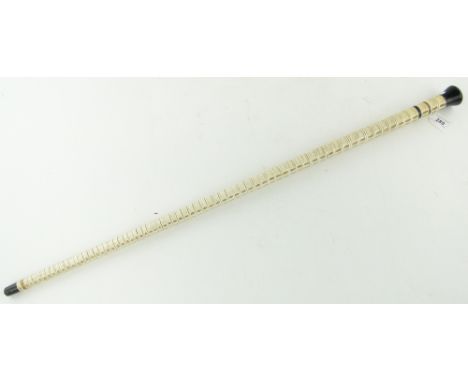 A vertebrae walking stick, 35".