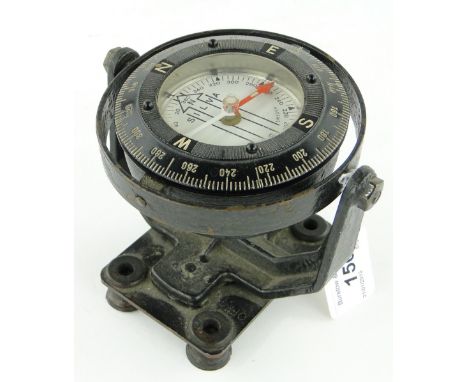 A Silva Swedish gimballed compass
on stand, diameter 4" overall.