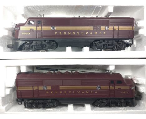 Lionel O gauge Electric 6-8970 Pennsylvania set in window box. 