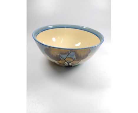 A Wilkinson Ltd Clarice Cliff Bizarre bowl. 19cm diameter. 