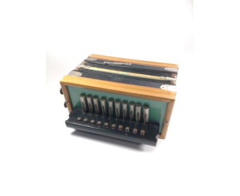 A vintage accordion/ squeeze box. Early to mid 20th century. 