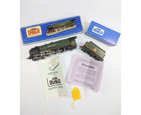 No 79W.  Hornby-Dublo EDL 12 Duchess of Montrose and Tender (matt finish) engine in box, with Instructions sheet. 