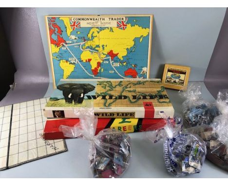 Vintage Board Games, Four 20th century board games being, Careers, by Waddington, Wild Life, Spears Games, Commonwealth trade