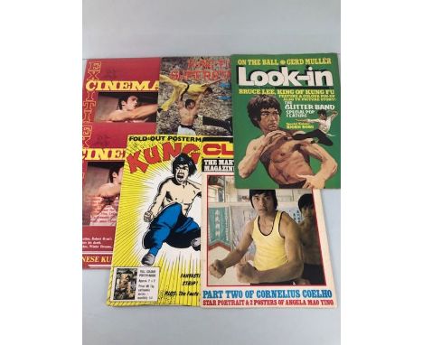 Kung Fu Magazines, a collection of vintage magazines relating to Bruce lee and Kung Fu martial arts  , Dragon poster magazine