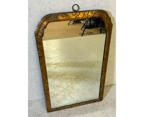 Antique easel style gilt framed mirror approx 49 x 80cm