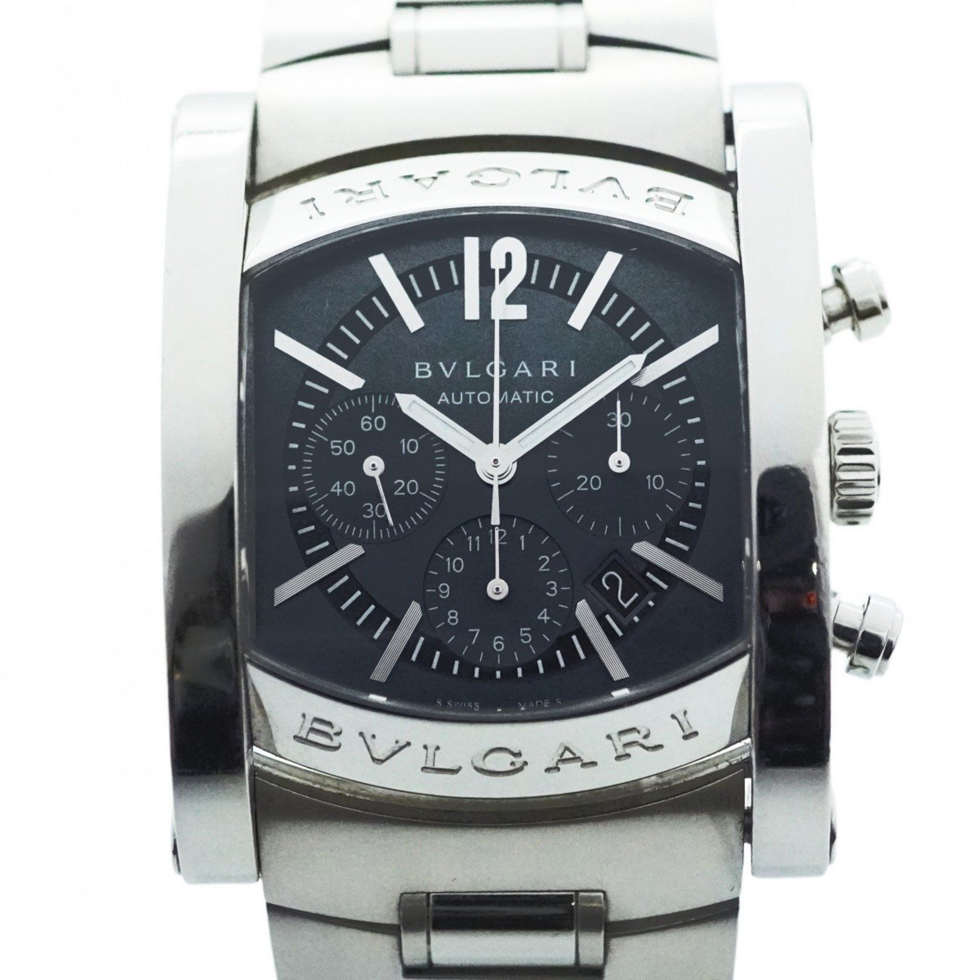 Bvlgari Ashoma A4SCH Black Dial Watch for Men
