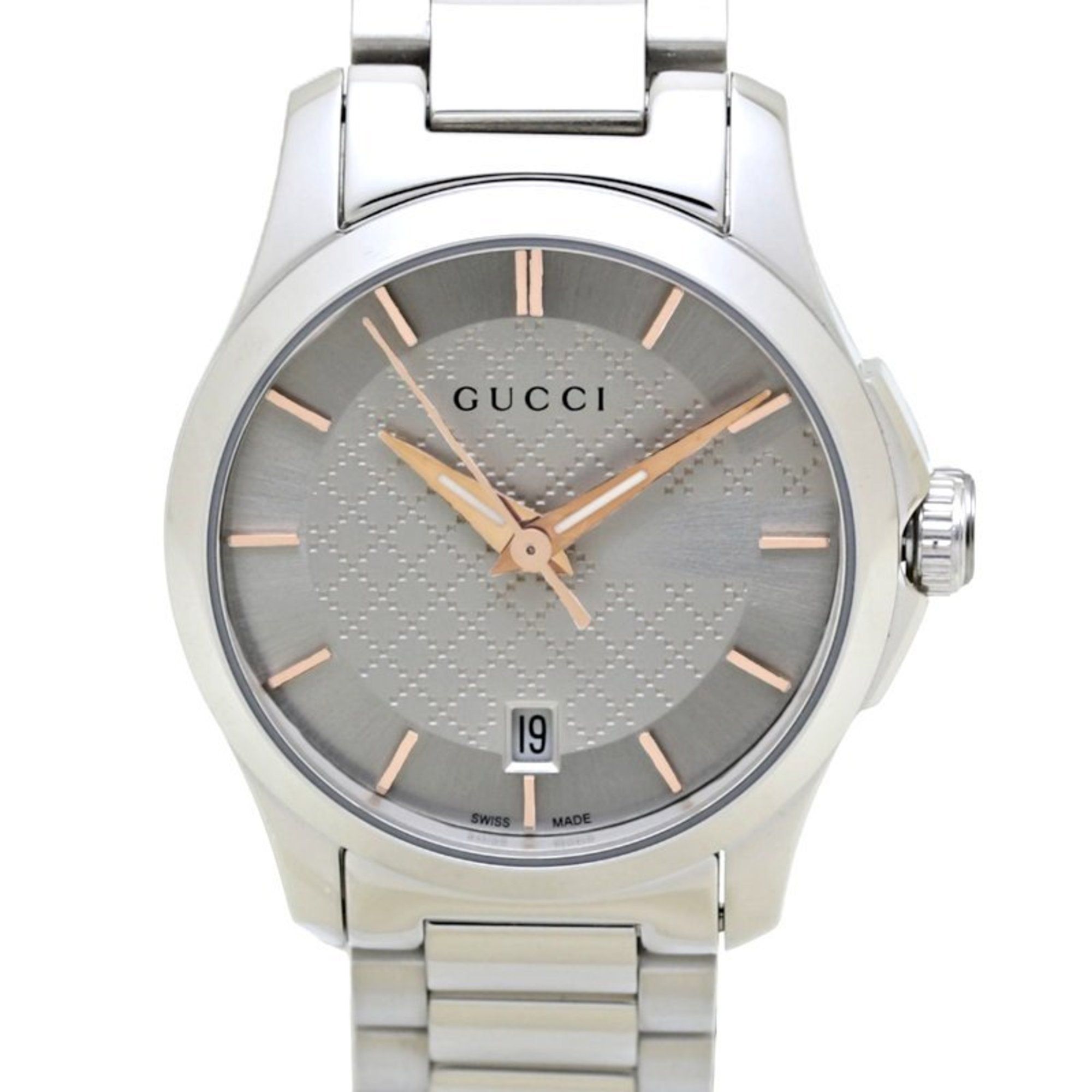 GUCCI G Timeless YA126523 126.5 Stainless Steel Women's 130295