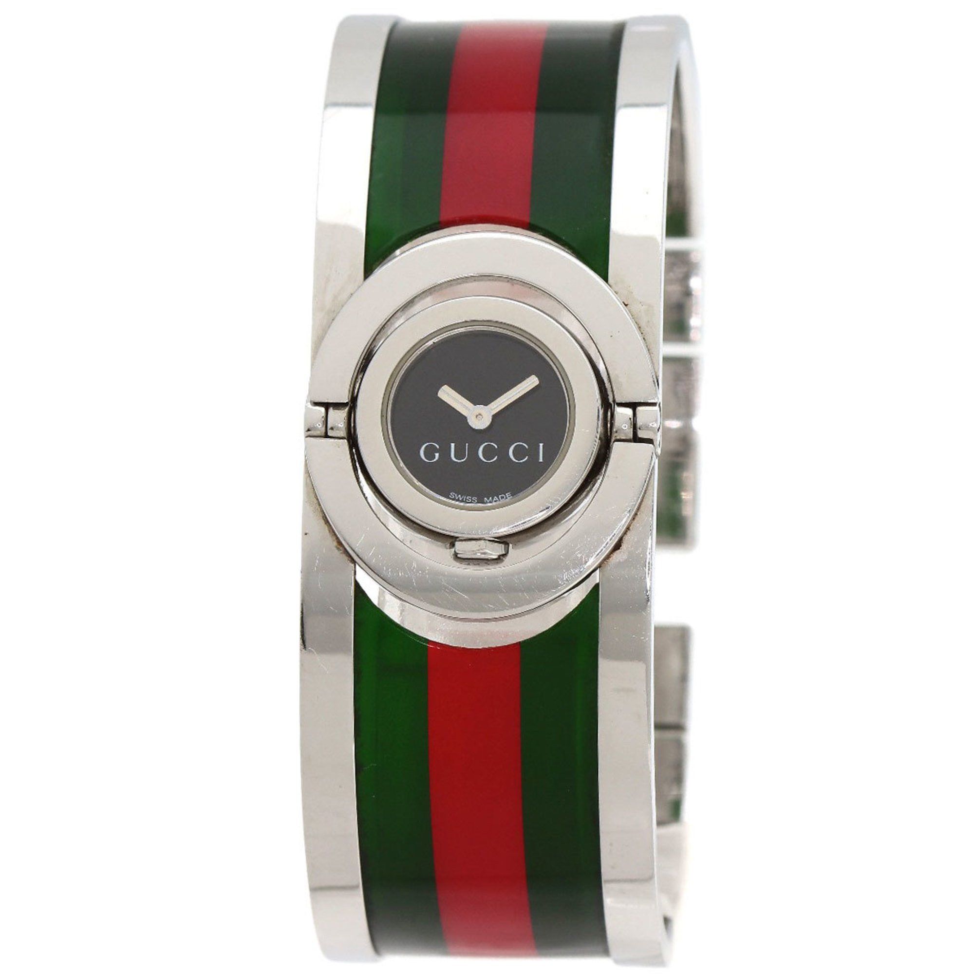 Gucci 112 Toile Watch Stainless Steel SSxPlastic Women's GUCCI
