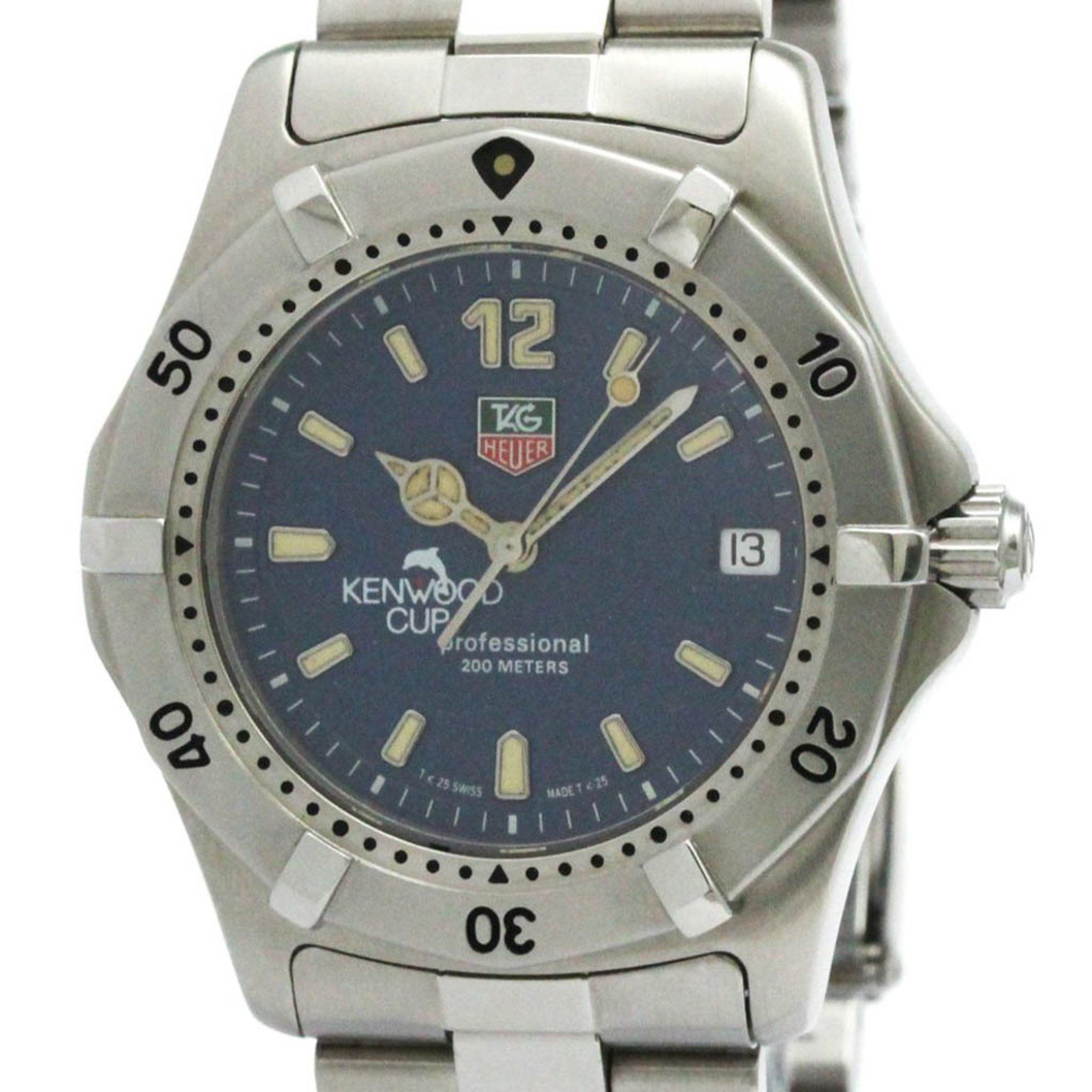 TAG HEUER 2000 Classic Steel Quartz Mens Watch WK1113 Polished