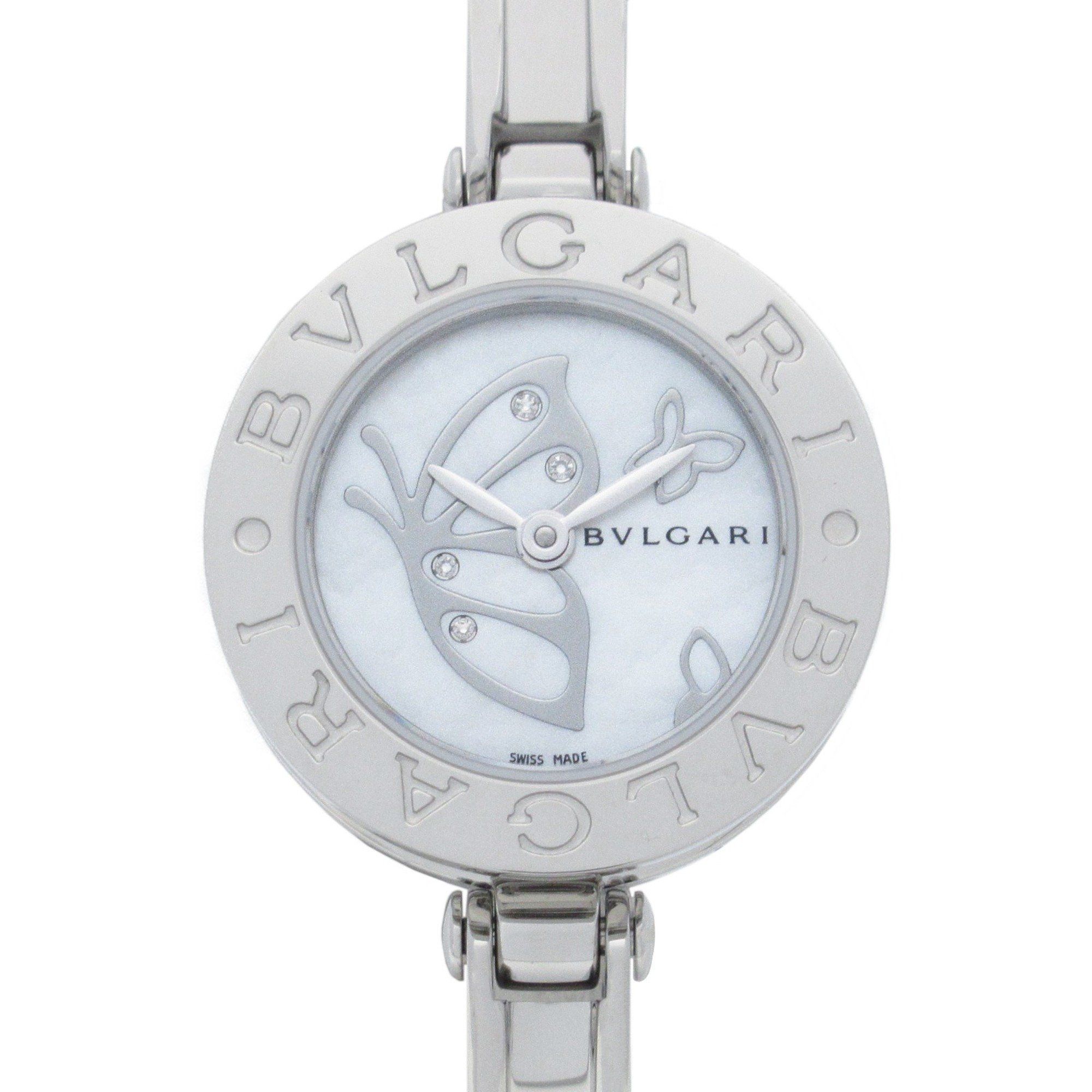 BVLGARI B-Zero1 Watch Stainless Steel Ladies White Shell BZ22BDSS