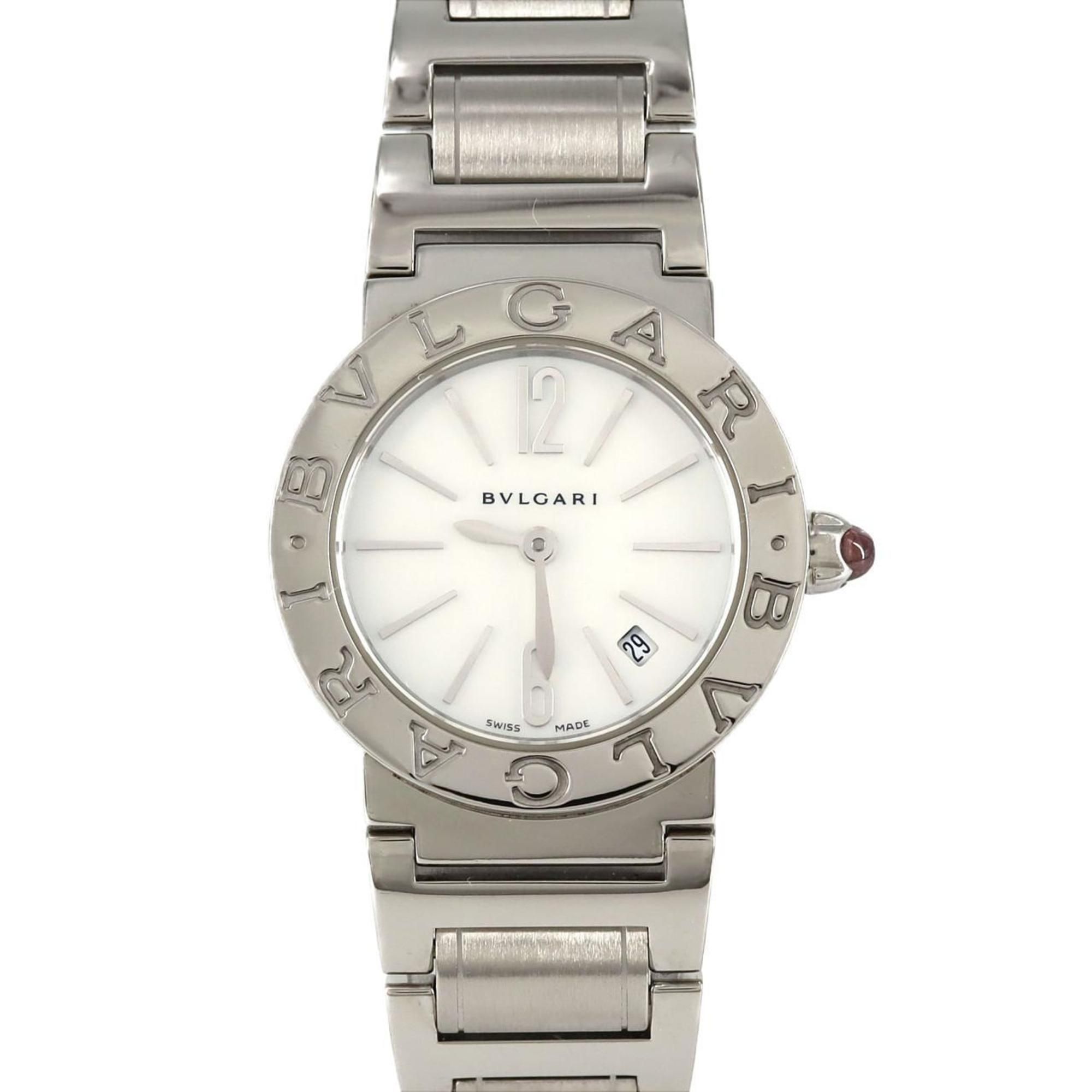 Bvlgari BBL26S BBL26WSSD SS Wristwatch Quartz