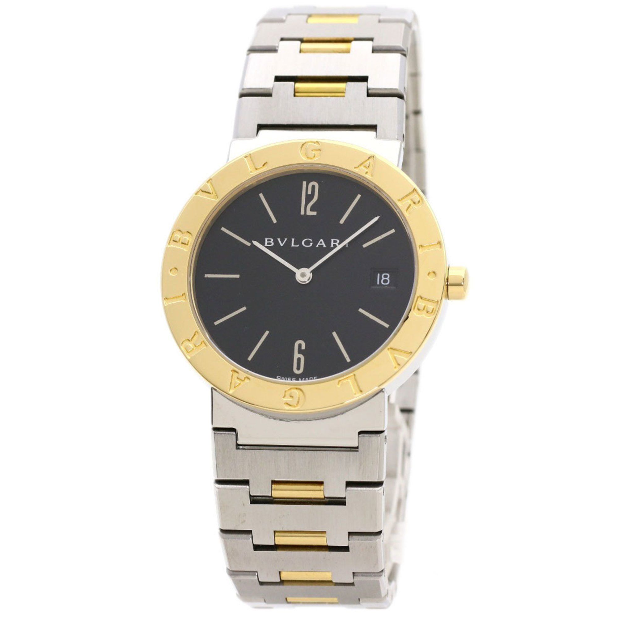 Bvlgari BB33SGD Watch Stainless Steel SSxK18YG Men's
