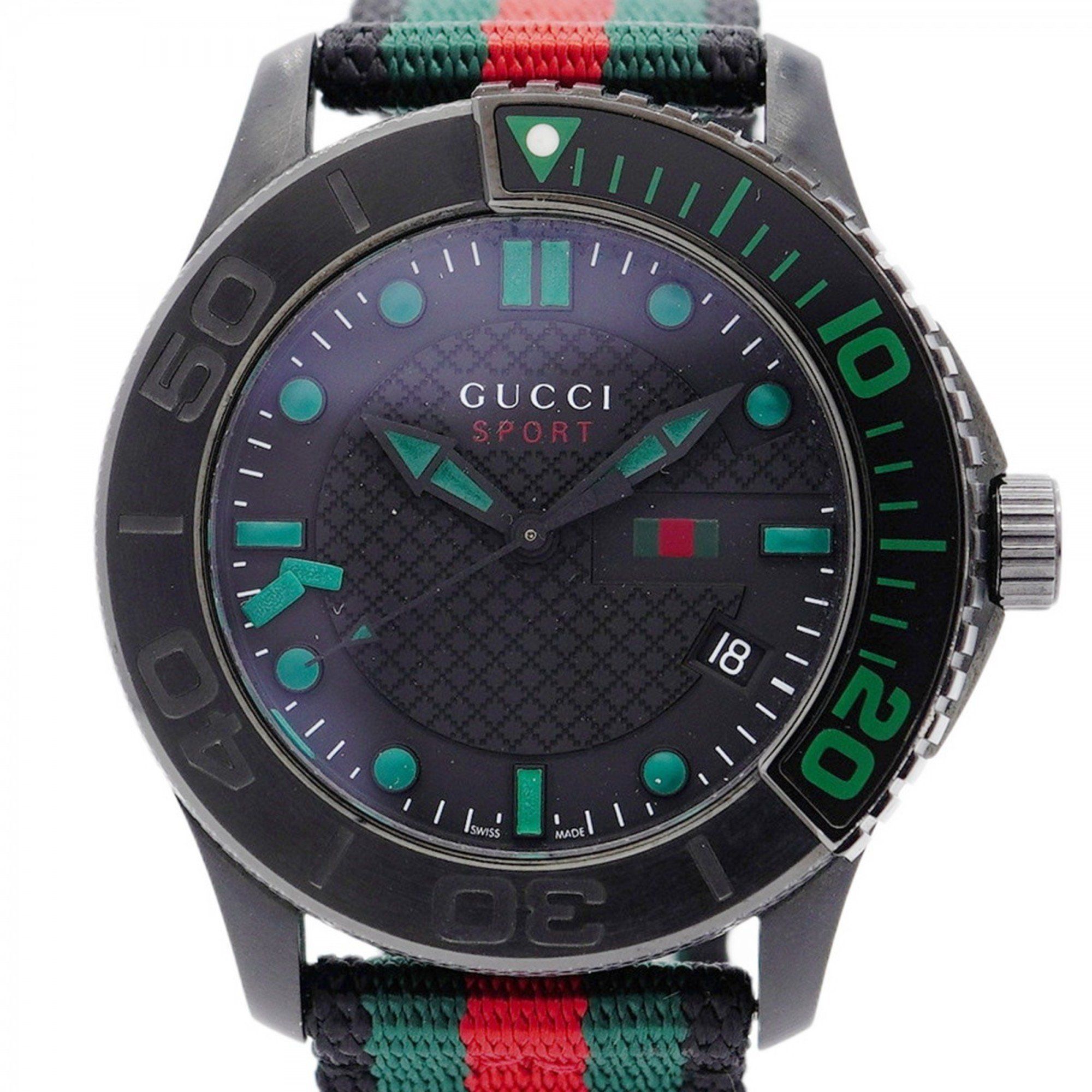 Gucci G Timeless Sport 126.2 Black Dial Watch for Men