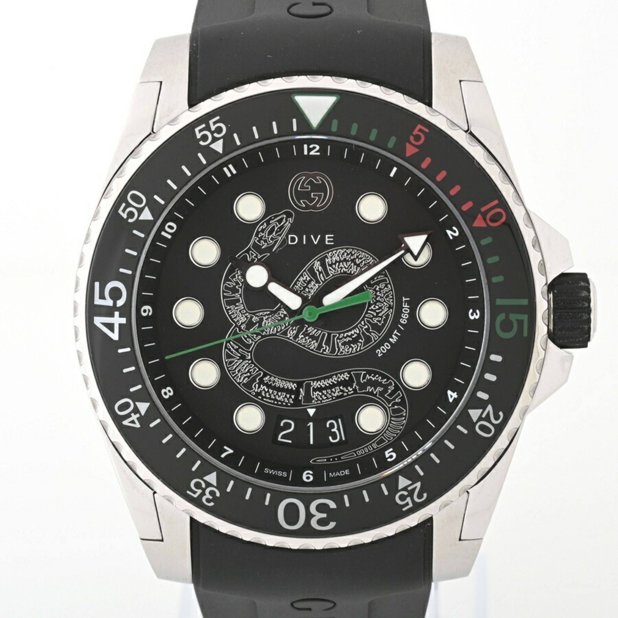 GUCCI Dive YA136217 136.2 Quartz Watch A-157046