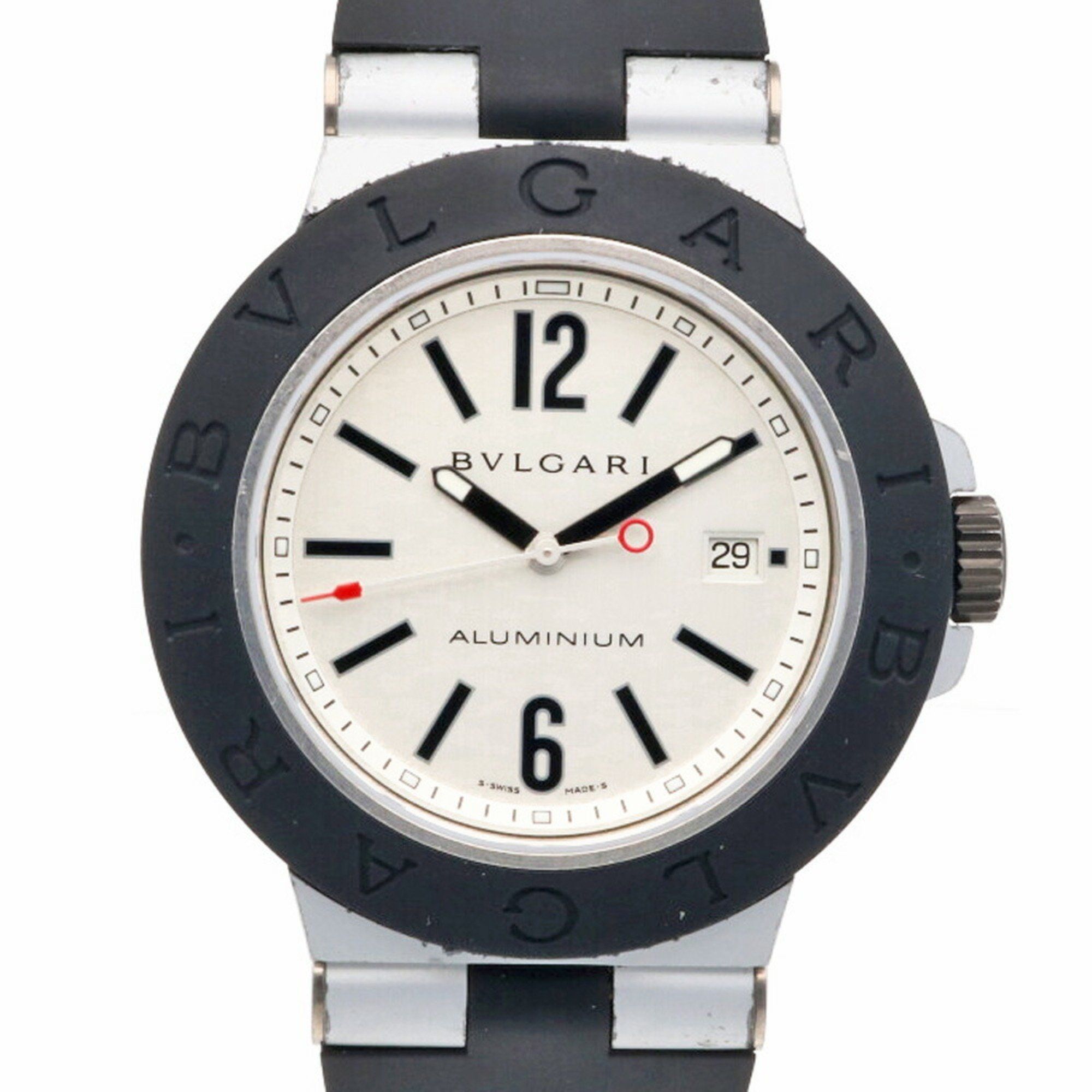 Bvlgari Diagono Alum Watch Aluminium AL44TA Automatic Men's BVLGARI Manufacturer's Finished