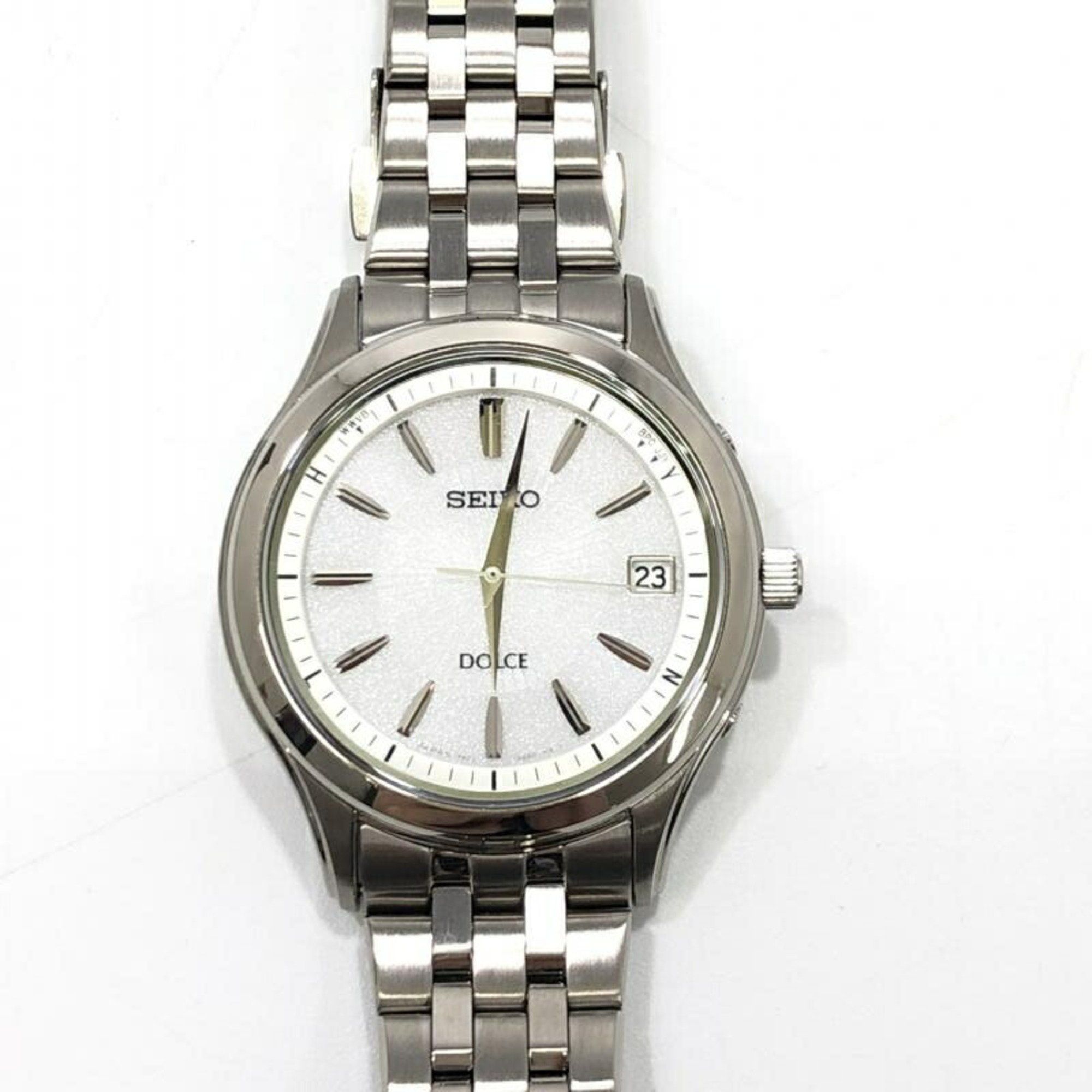 SEIKO DOLCE White Dial Solar 7B24-0AV0 Seiko Watch