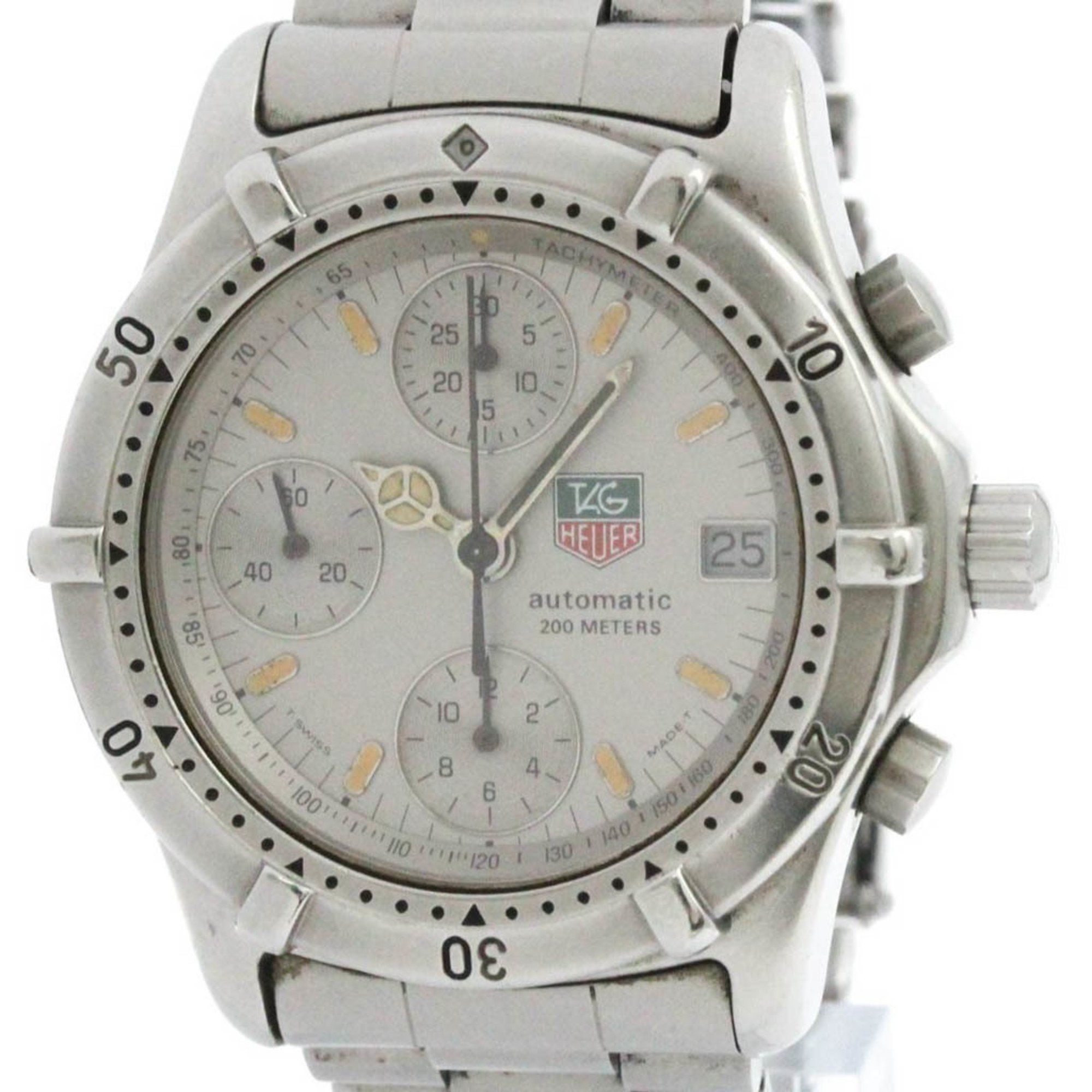 TAG HEUER 2000 Chronograph Stainless Steel Automatic Watch 760.306