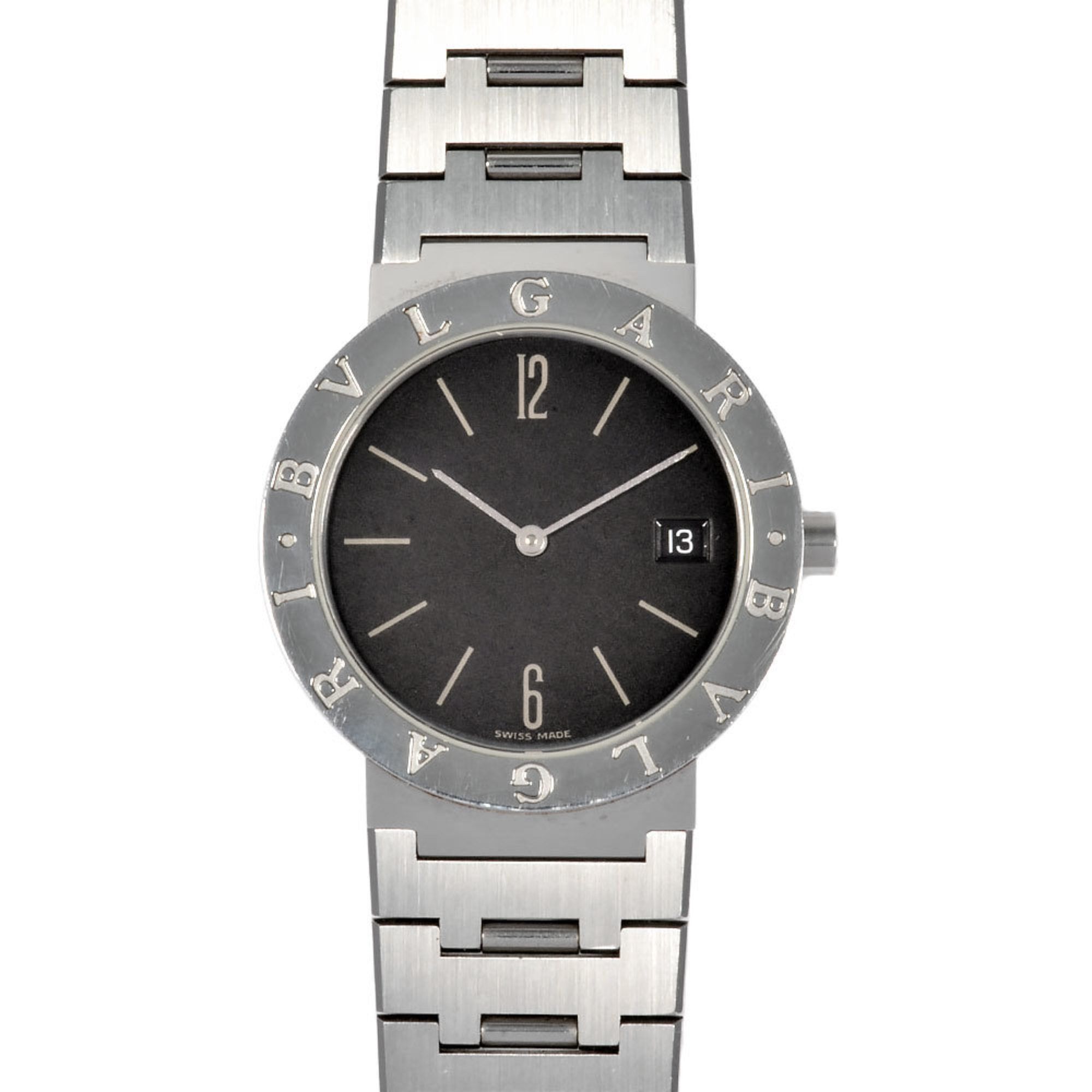 BVLGARI BB33SS 33 Watch Quartz Black Dial Ladies