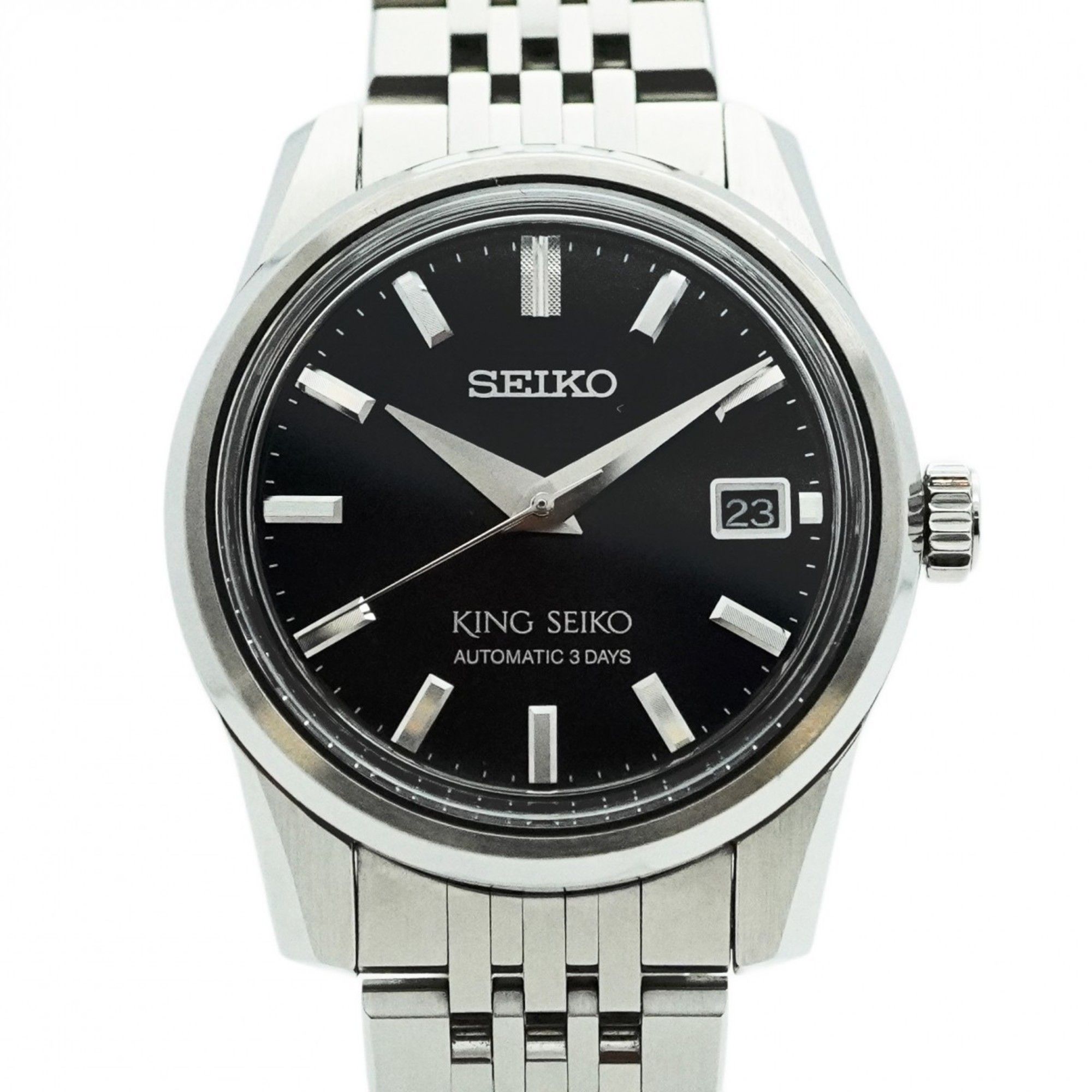 Seiko King 6R55-00A0 Black Dial Men's Watch
