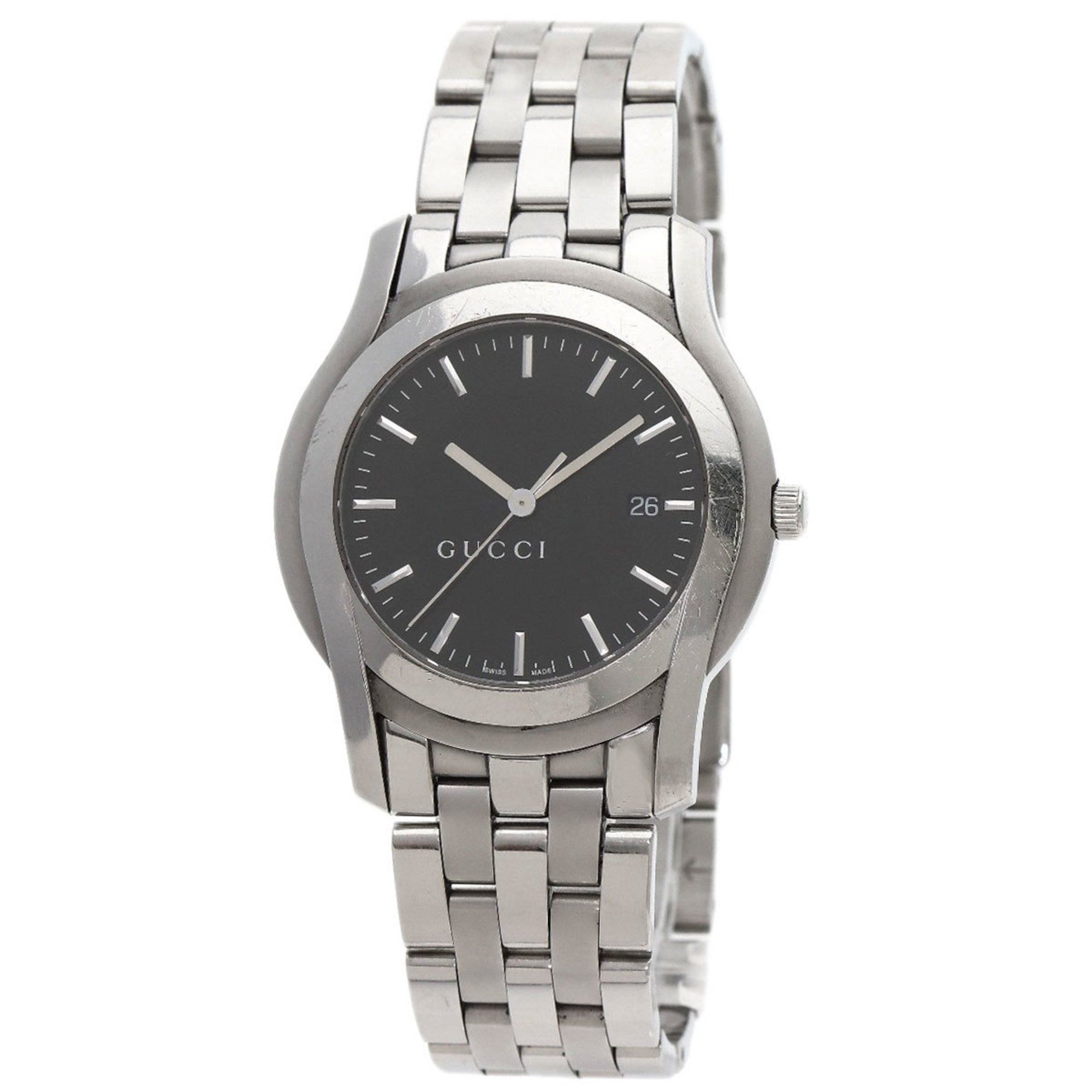 Gucci 5500XL Watch Stainless Steel SS Men's GUCCI