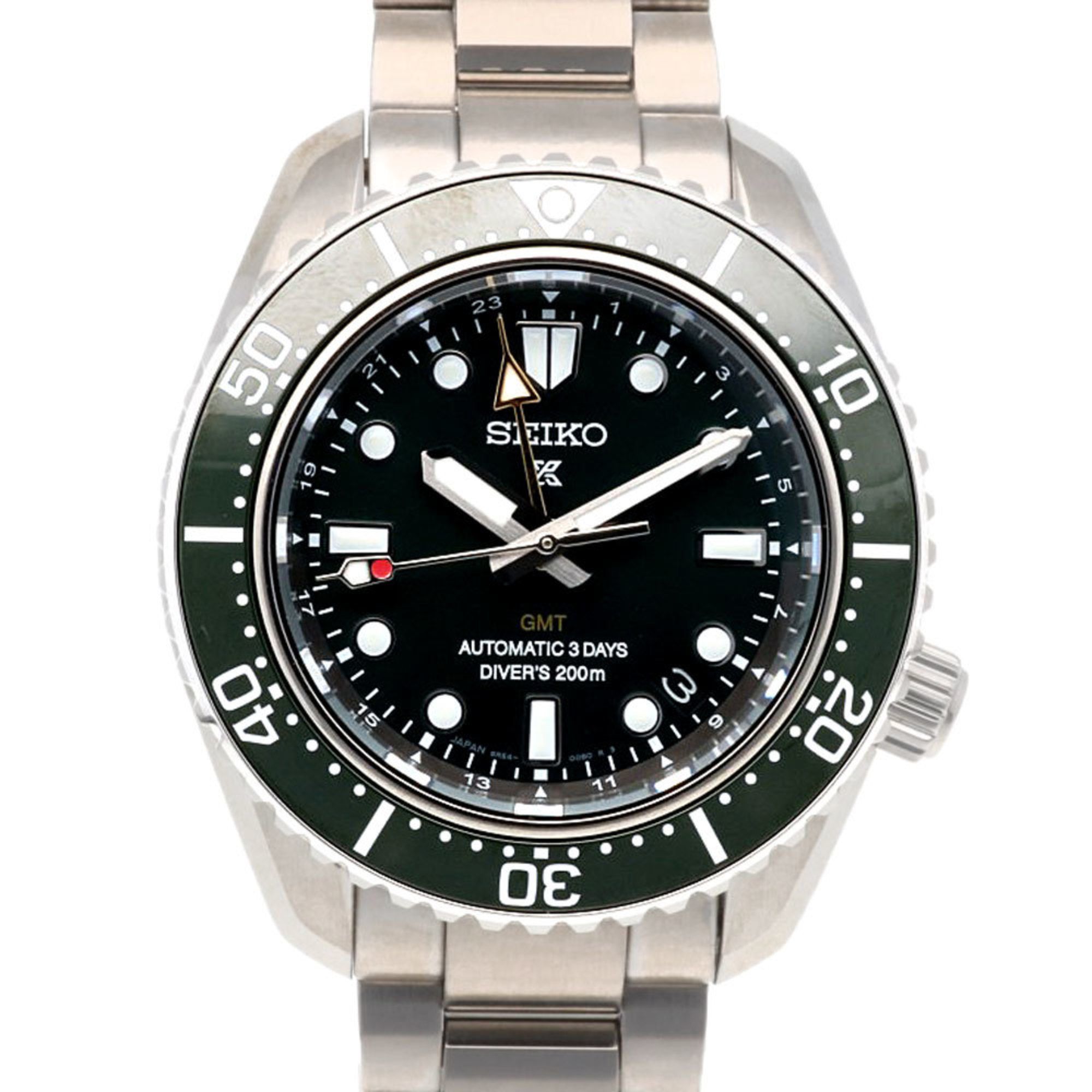 Seiko Prospex Watch Stainless Steel SBEJ009 (6R54-00D0) Automatic Men's SEIKO GMT Overhauled