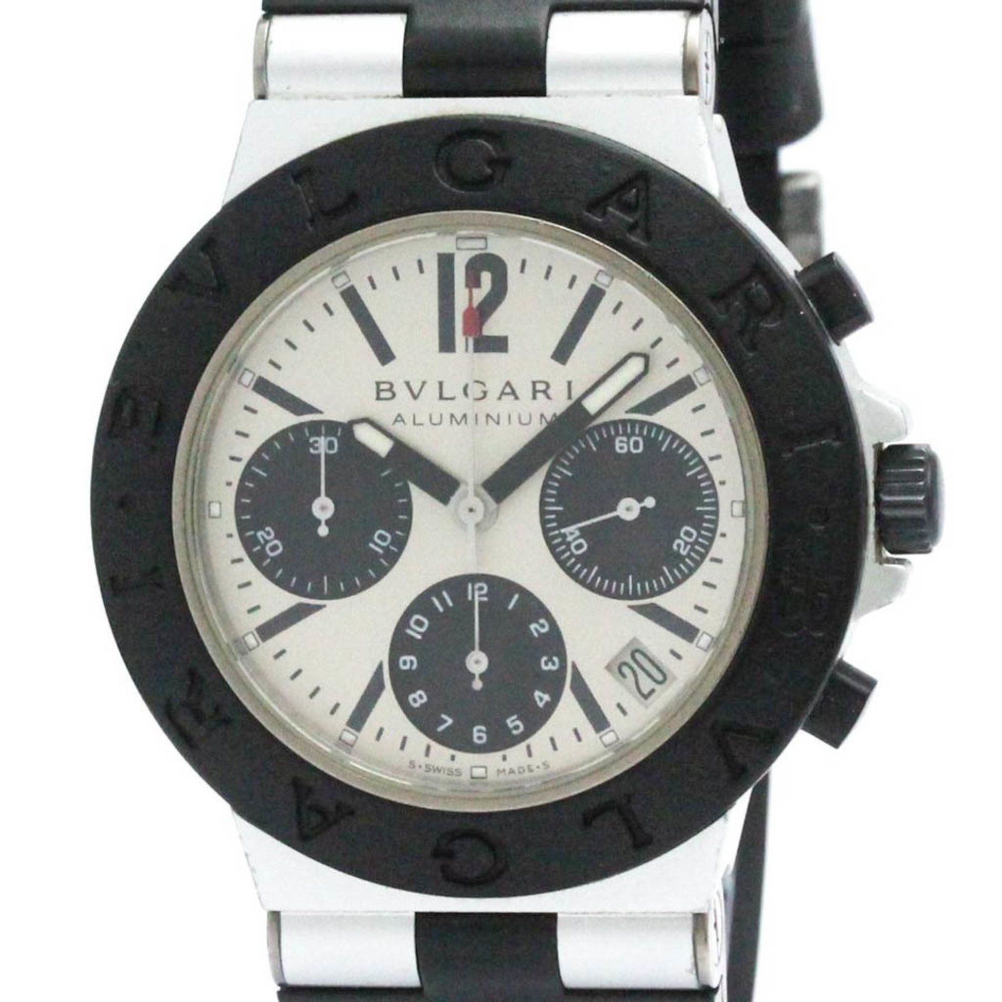 BVLGARI Aluminium Chronograph Automatic Mens Watch AC38TA