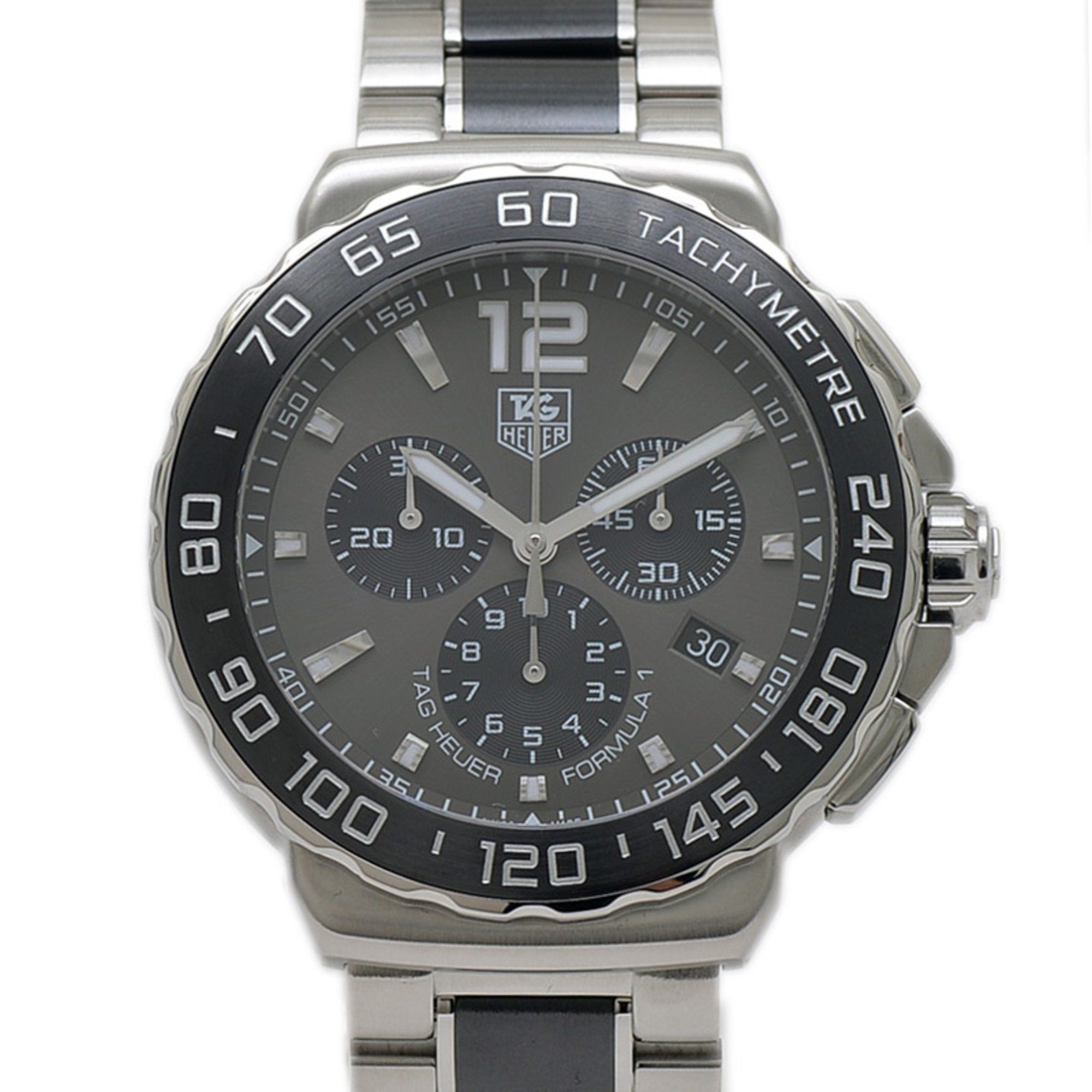 TAG Heuer Formula 1 Chronograph Grey Dial Men's Quartz Watch CAU1115.BA0869