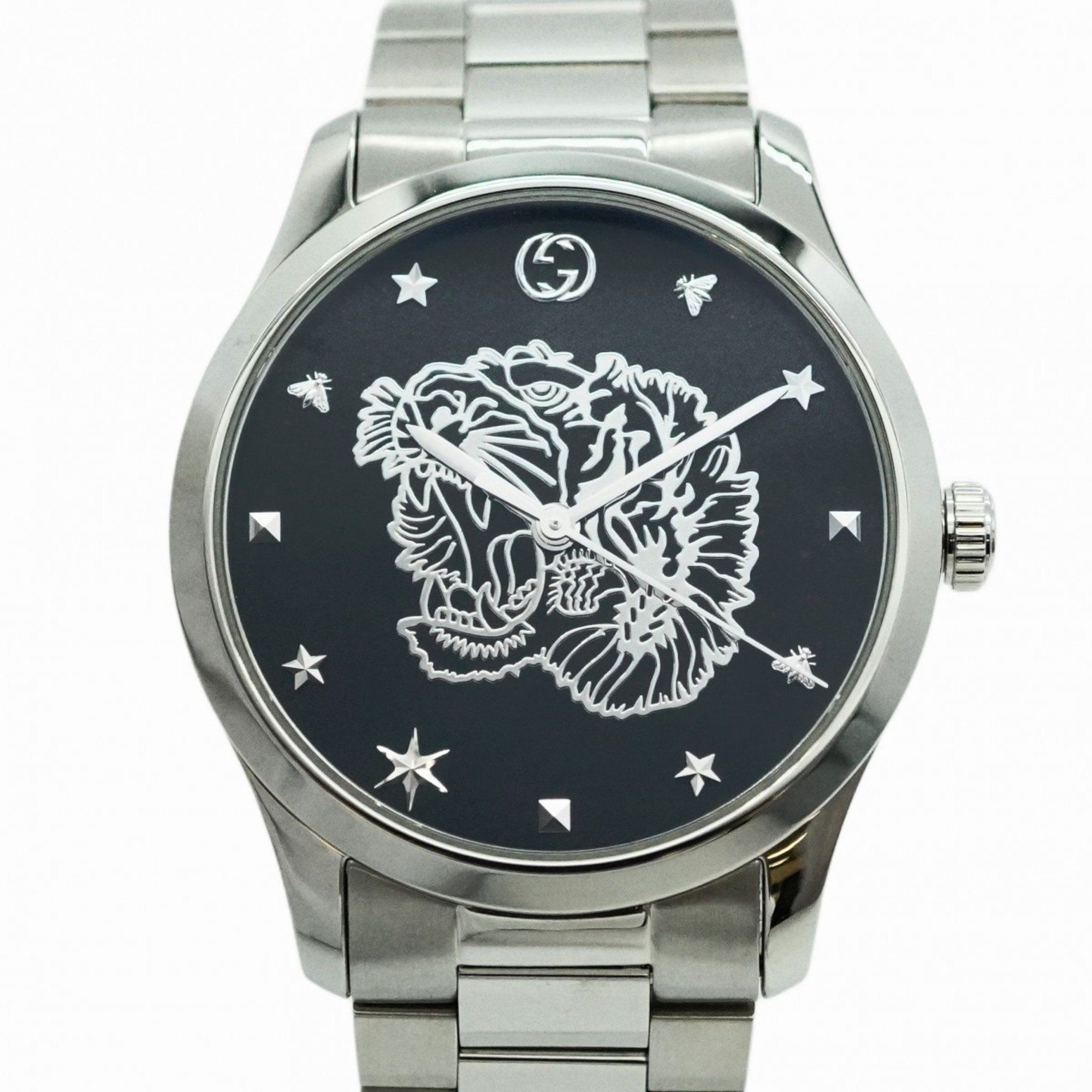 Gucci G Timeless 126.4 Black Dial Watch for Men