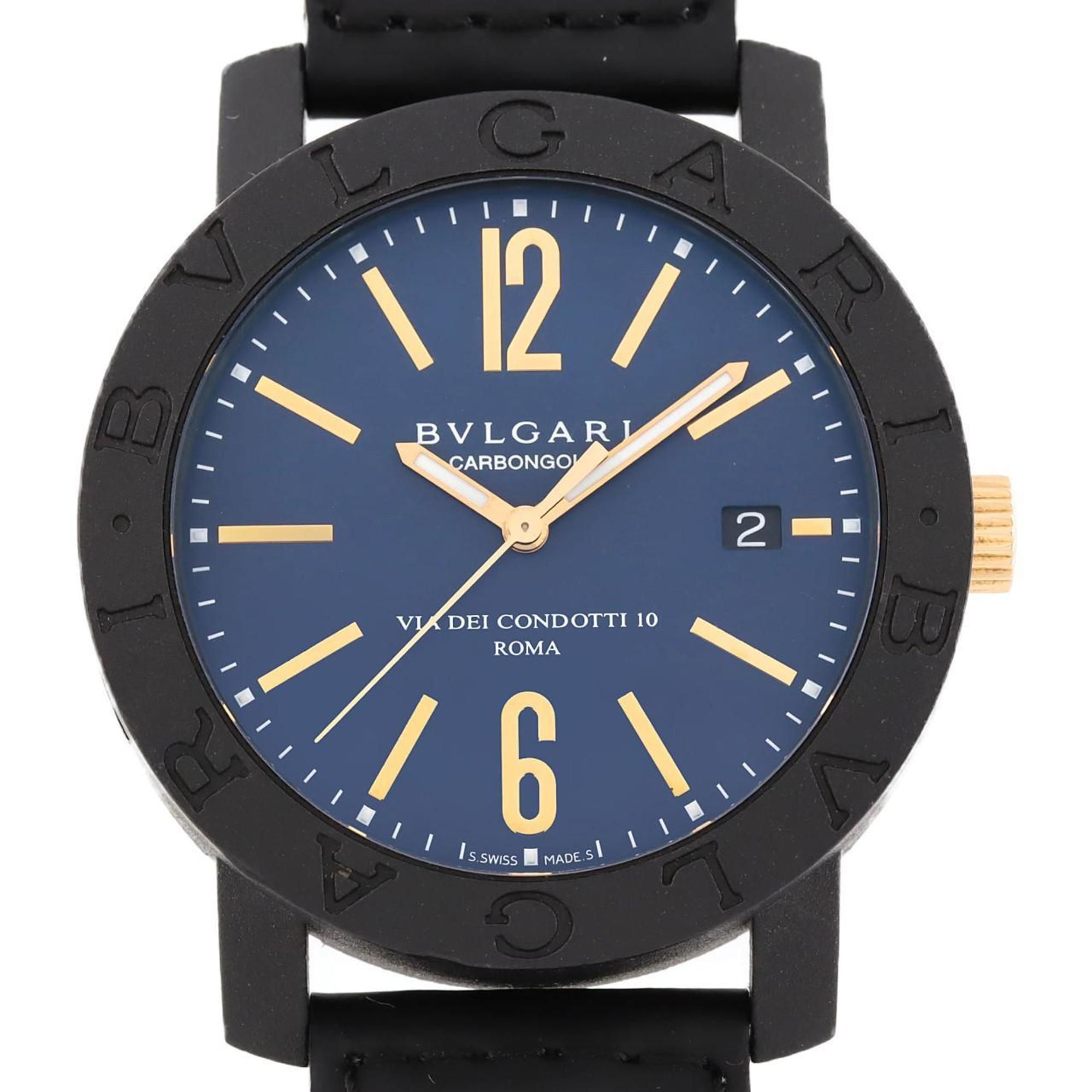 Bvlgari Carbon Gold BB40CL BBP40C3CGLD 102634 Watch Automatic