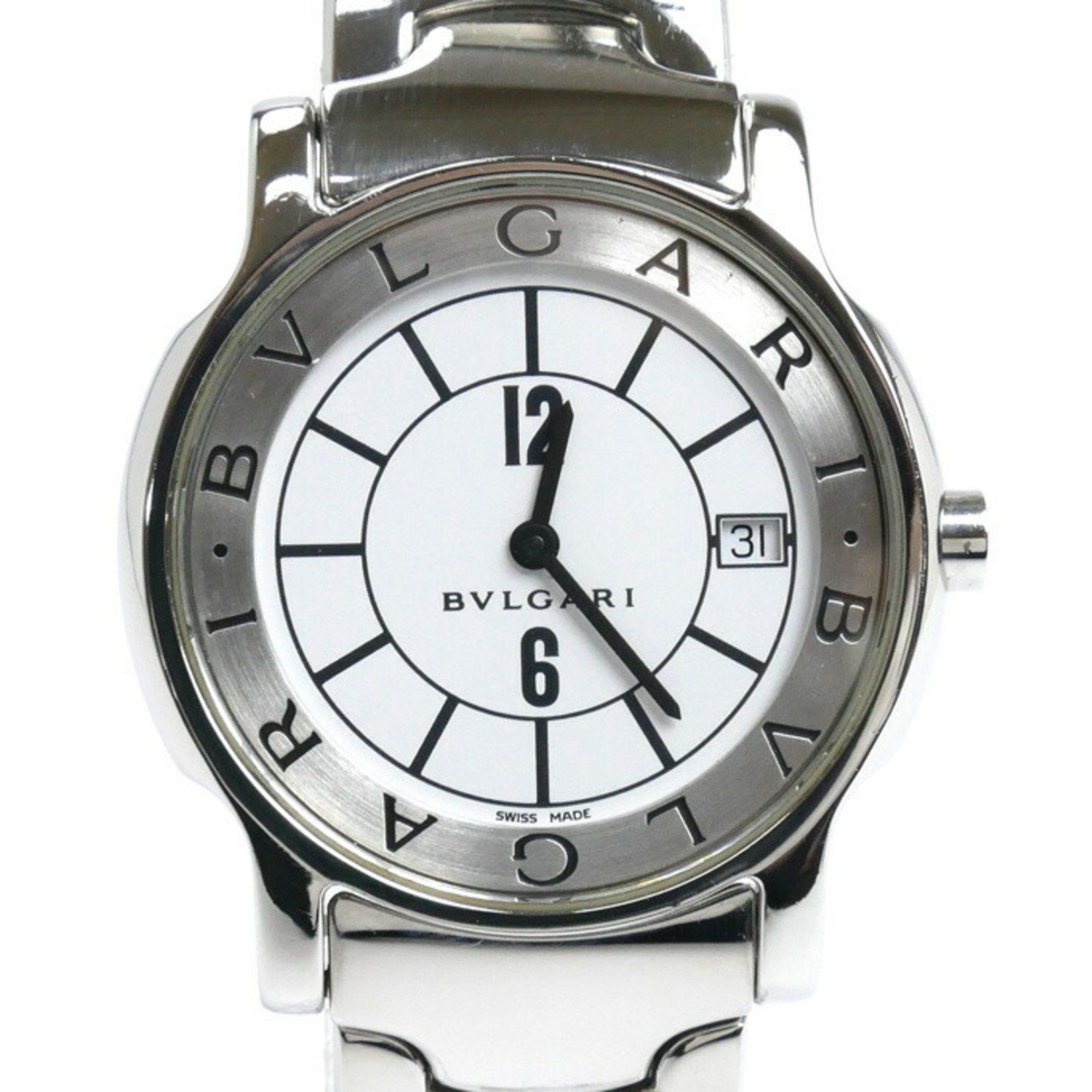 BVLGARI Solotempo Watch Battery Operated ST35S Unisex
