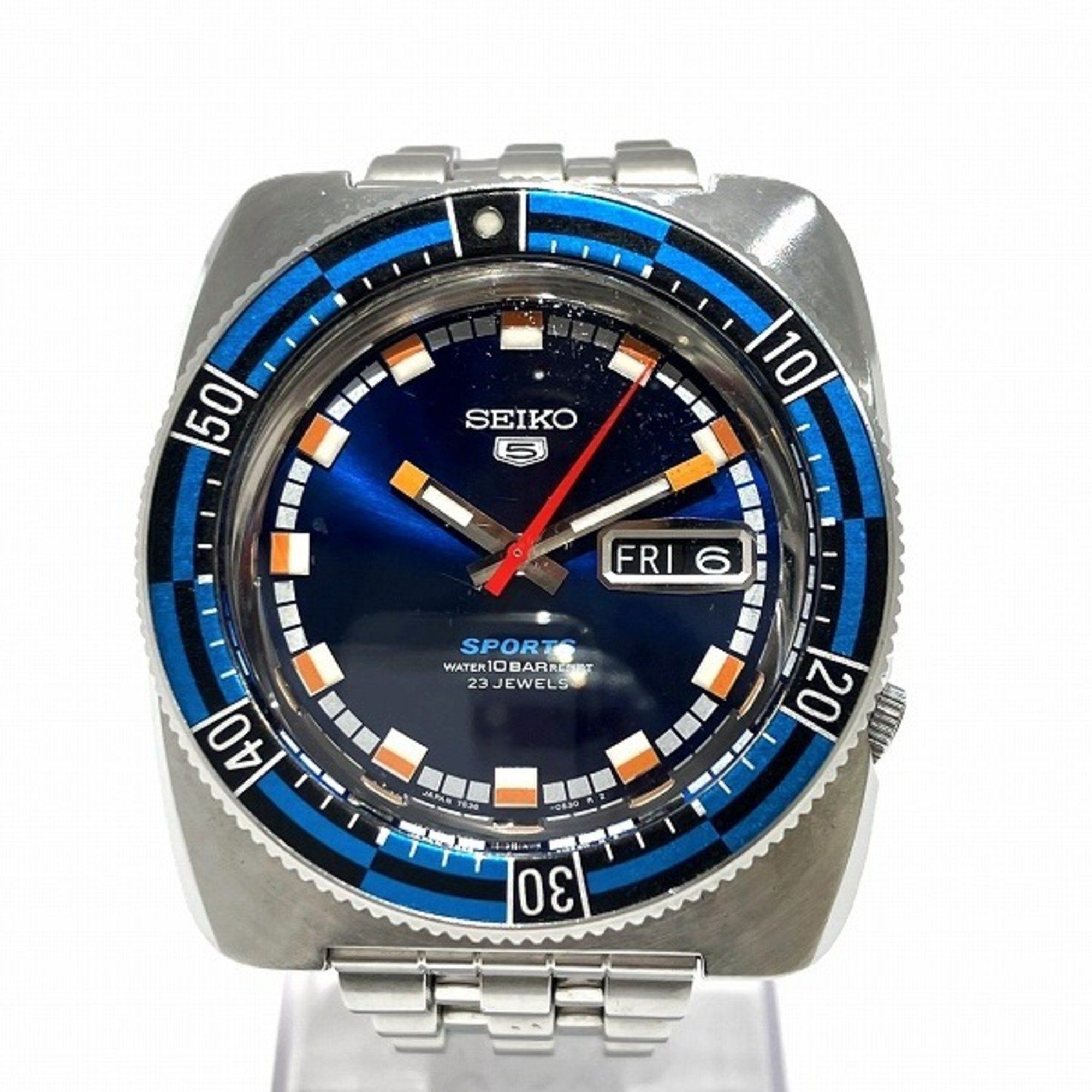 Seiko 5 Sports 7S36-0080 Automatic Day Date Watch Men's