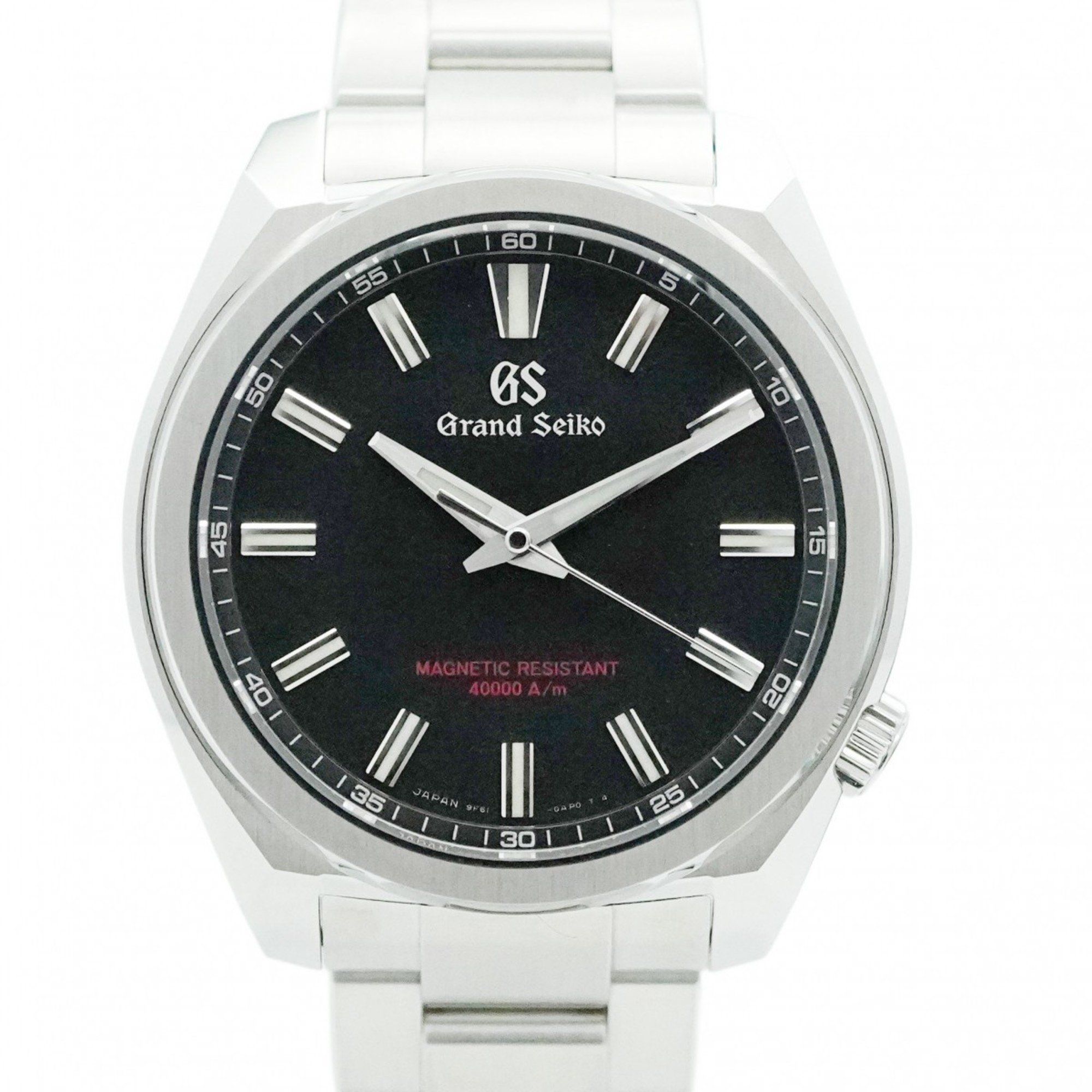 Seiko Grand 9F61-0AN0 Black Dial Watch Men's