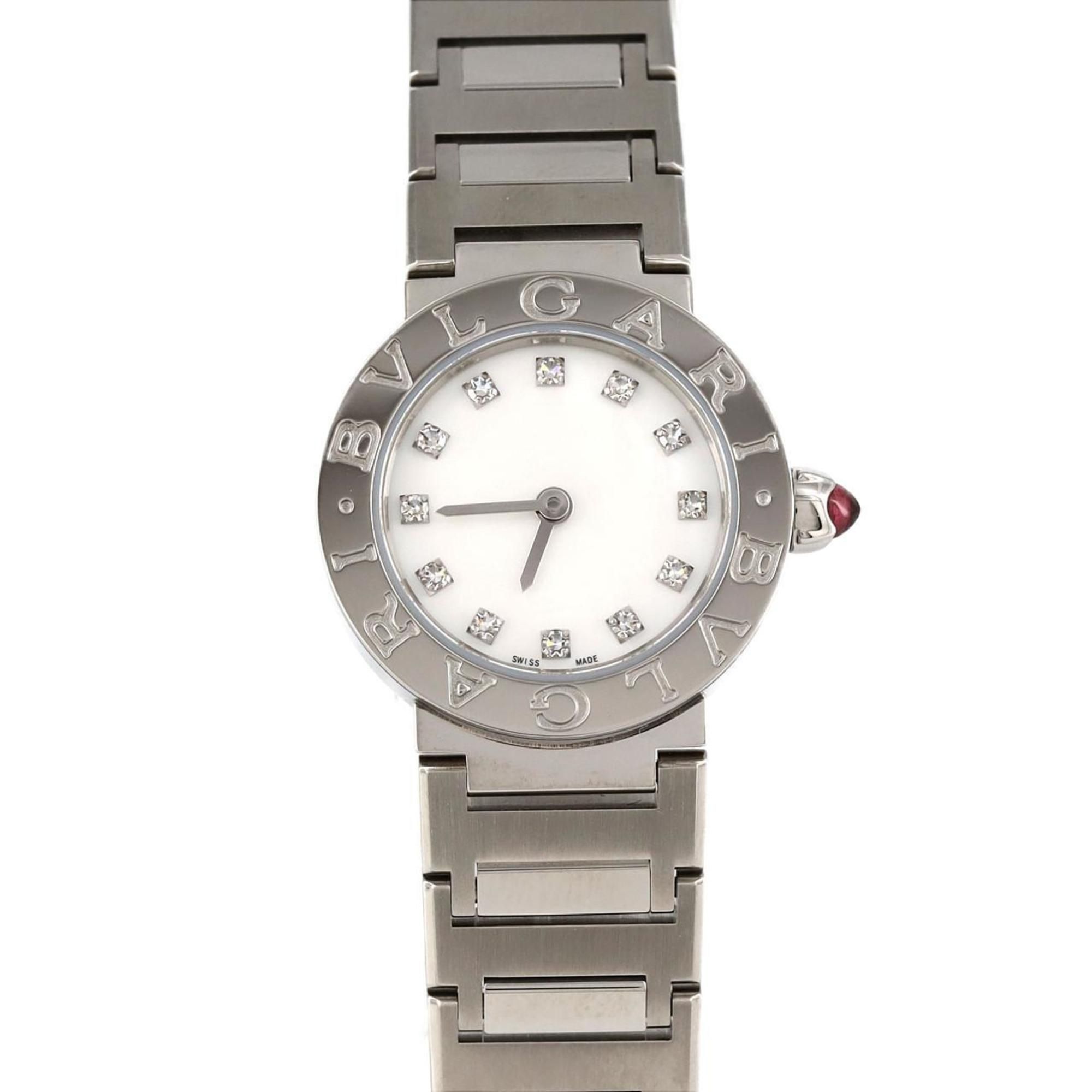 Bvlgari 12P BB23S 103692 SS Wristwatch Quartz