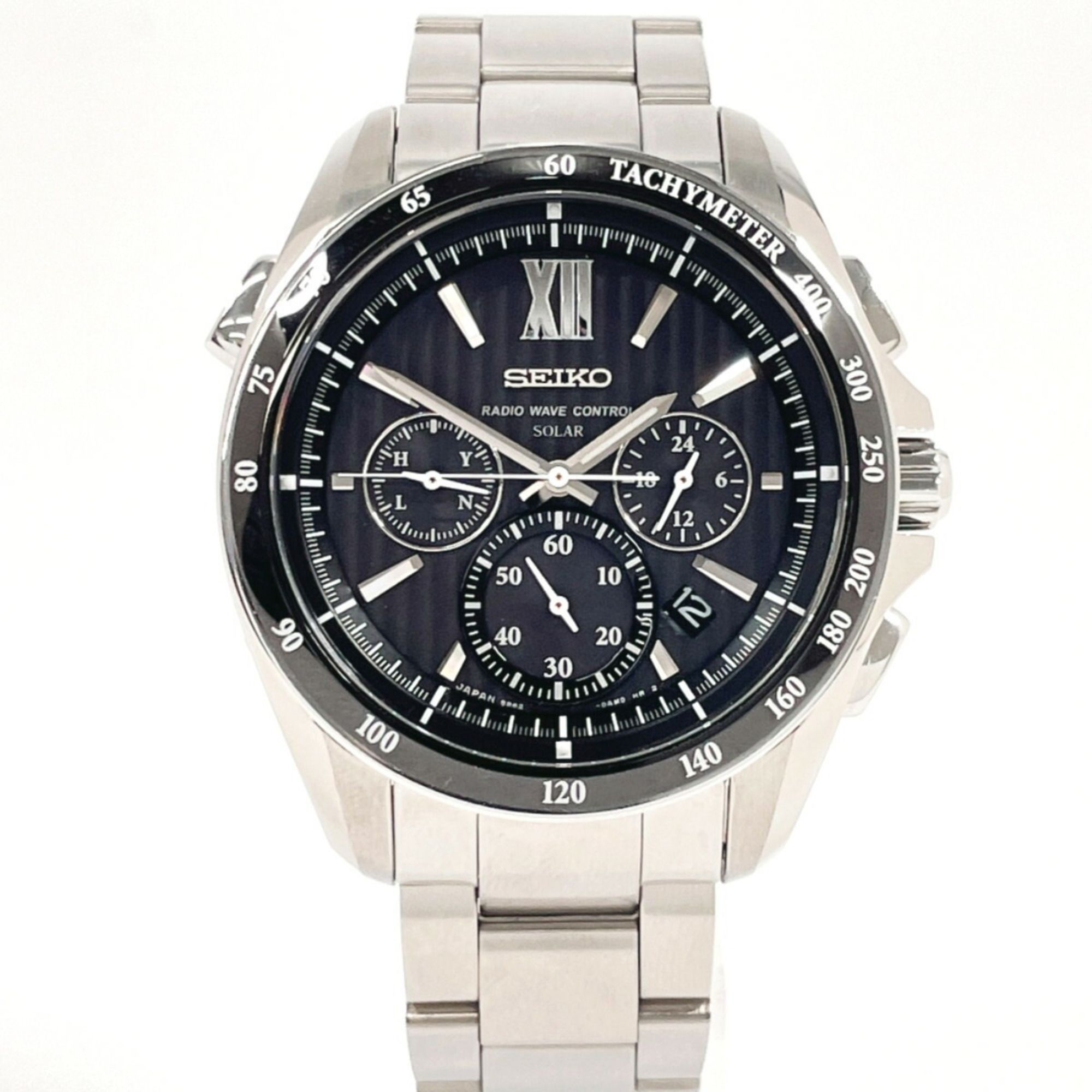 SEIKO Brightz SAGA153 8B82-0AL0 Watch Stainless Steel/Stainless Steel Silver Solar Radio-controlled