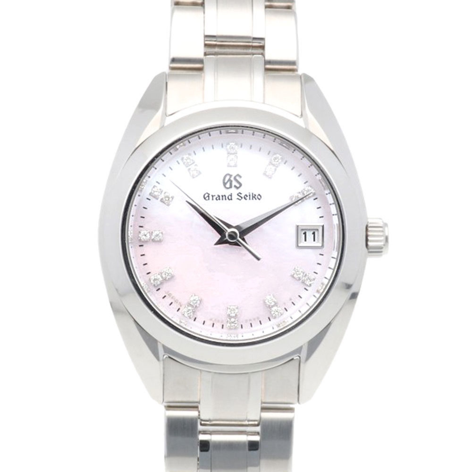 Seiko Watch Stainless Steel 4J52-0AC0 Quartz Ladies SEIKO GRANDO Grand Pink Shell Diamond Index