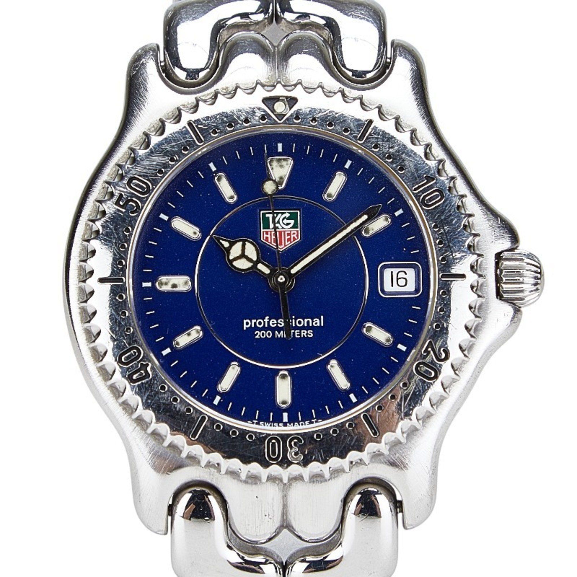 TAG Heuer Cell Watch WG111A Quartz Navy Dial Stainless Steel Men's HEUER