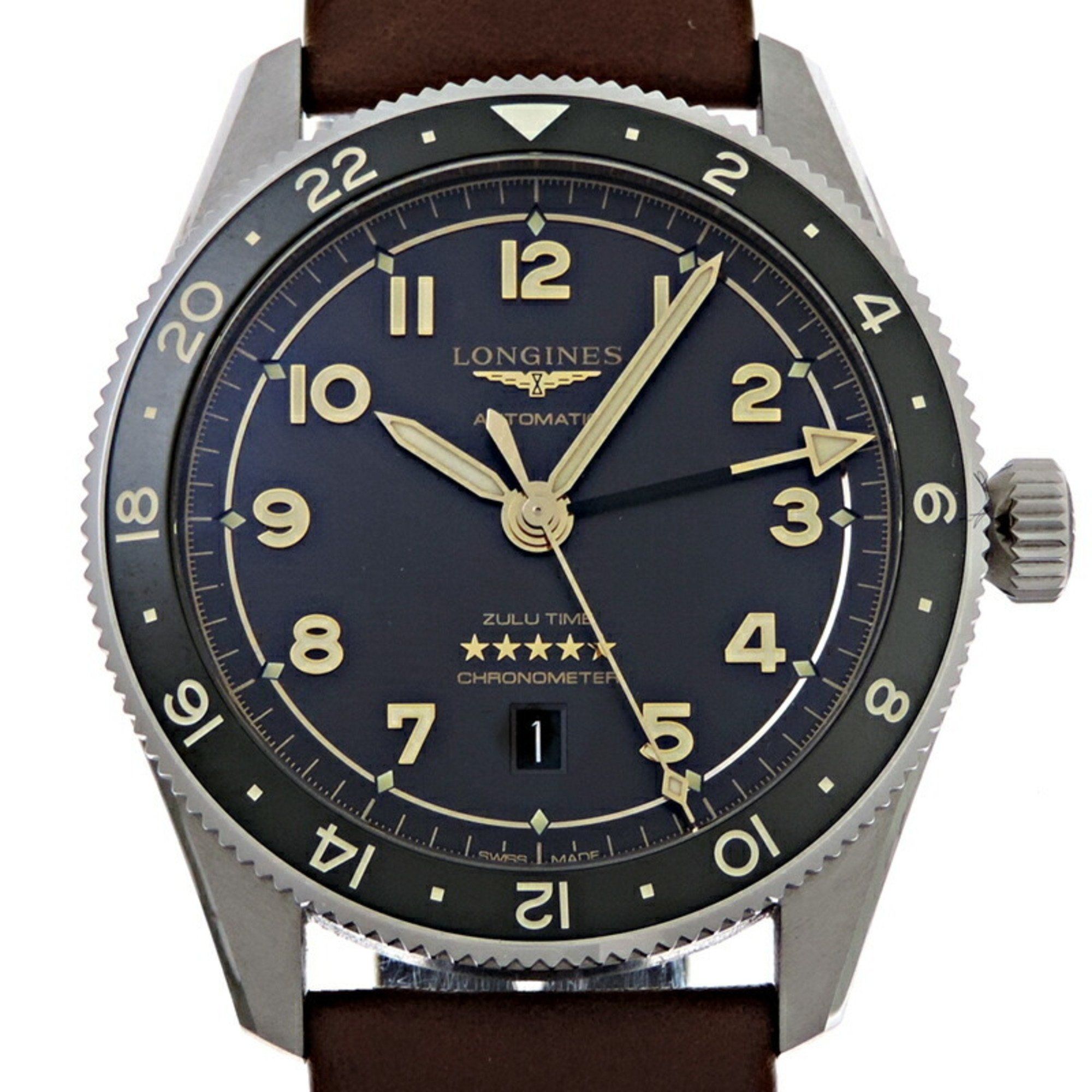 Longines Spirit Zulu Time 2023 Purchase Men's Watch L3.812.4.63.6