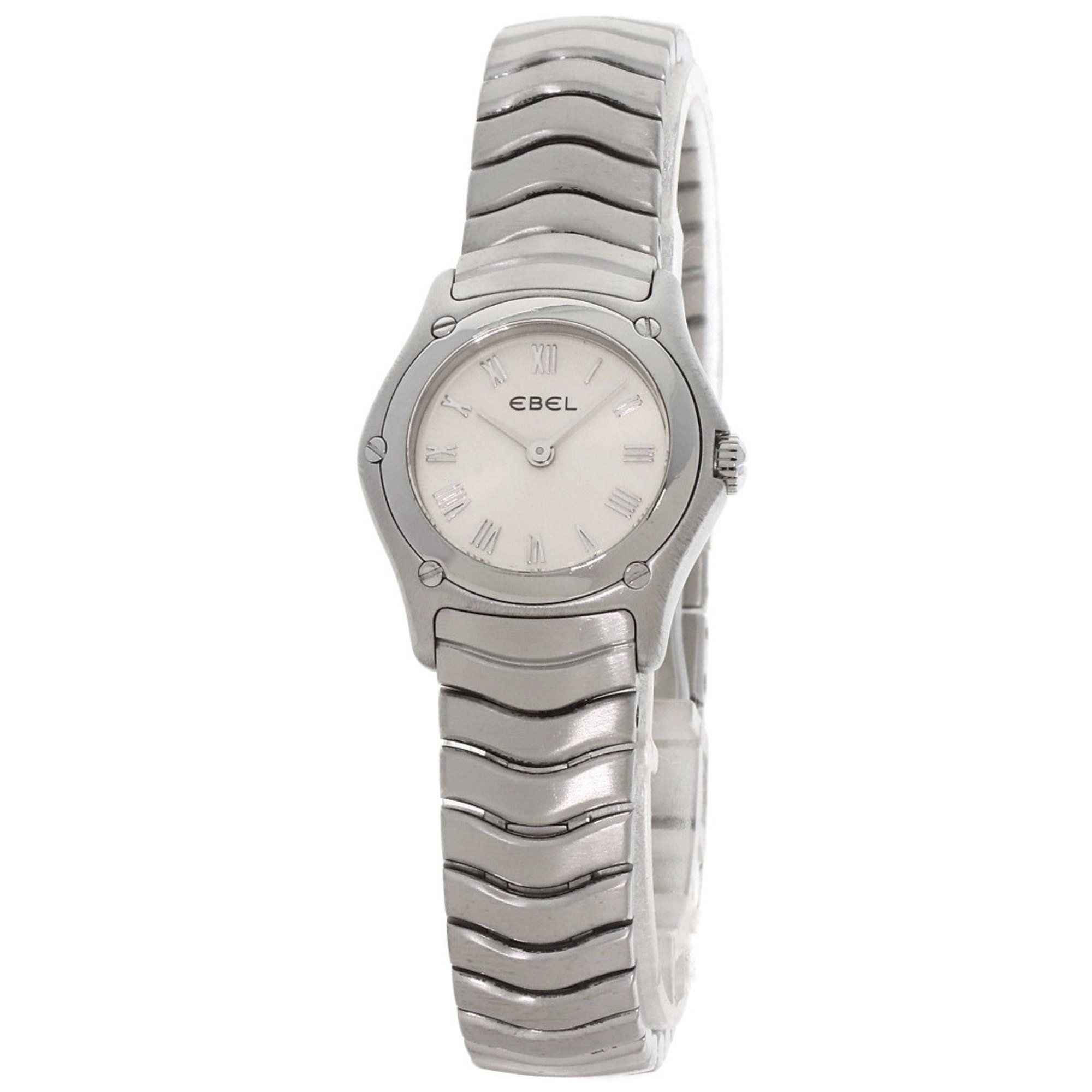EBEL Classic Wave Watch Stainless Steel SS Ladies