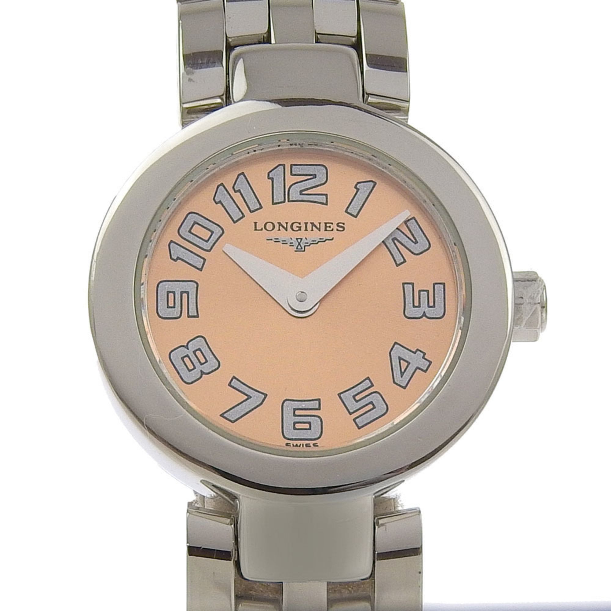 Longines Dolcevita Watch L5.174.4 Stainless Steel Quartz Analog Display Ladies