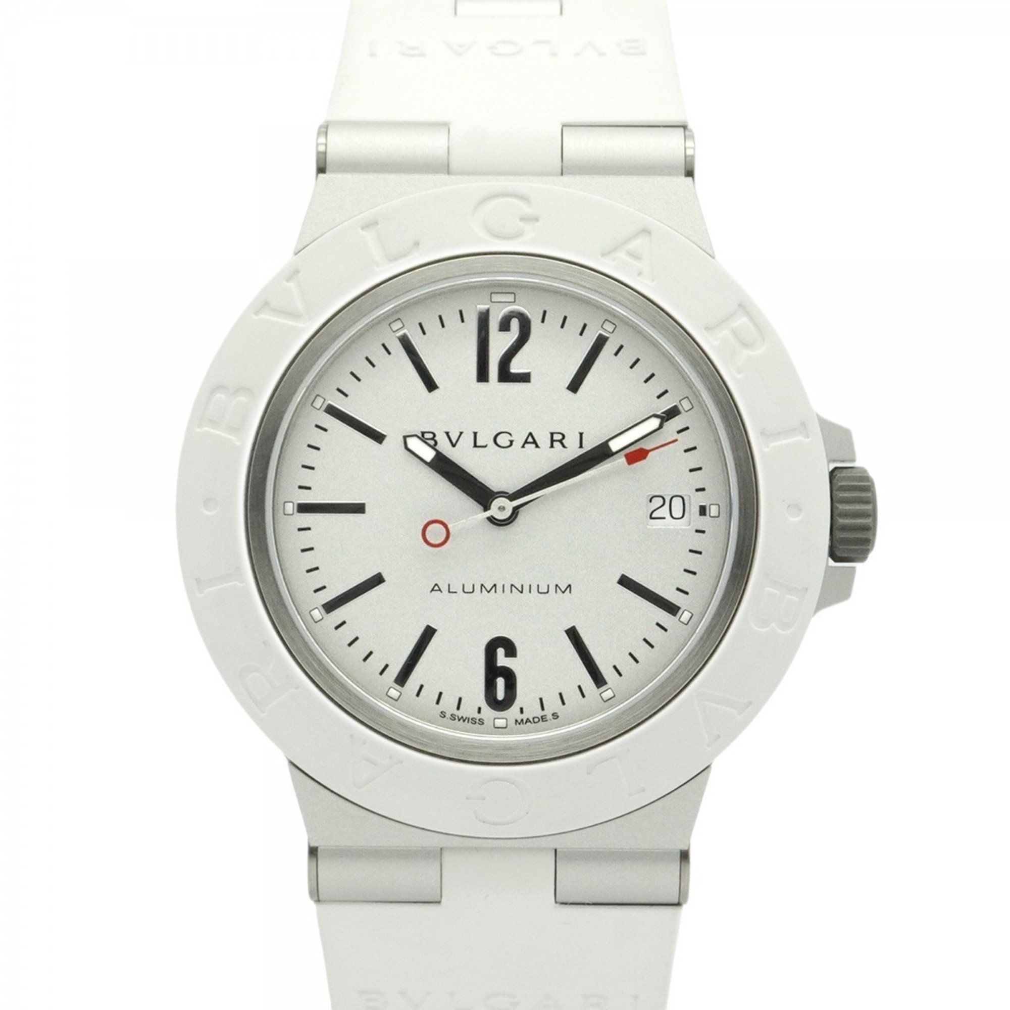 Bvlgari Aluminium BB40AT White Dial Men's Watch