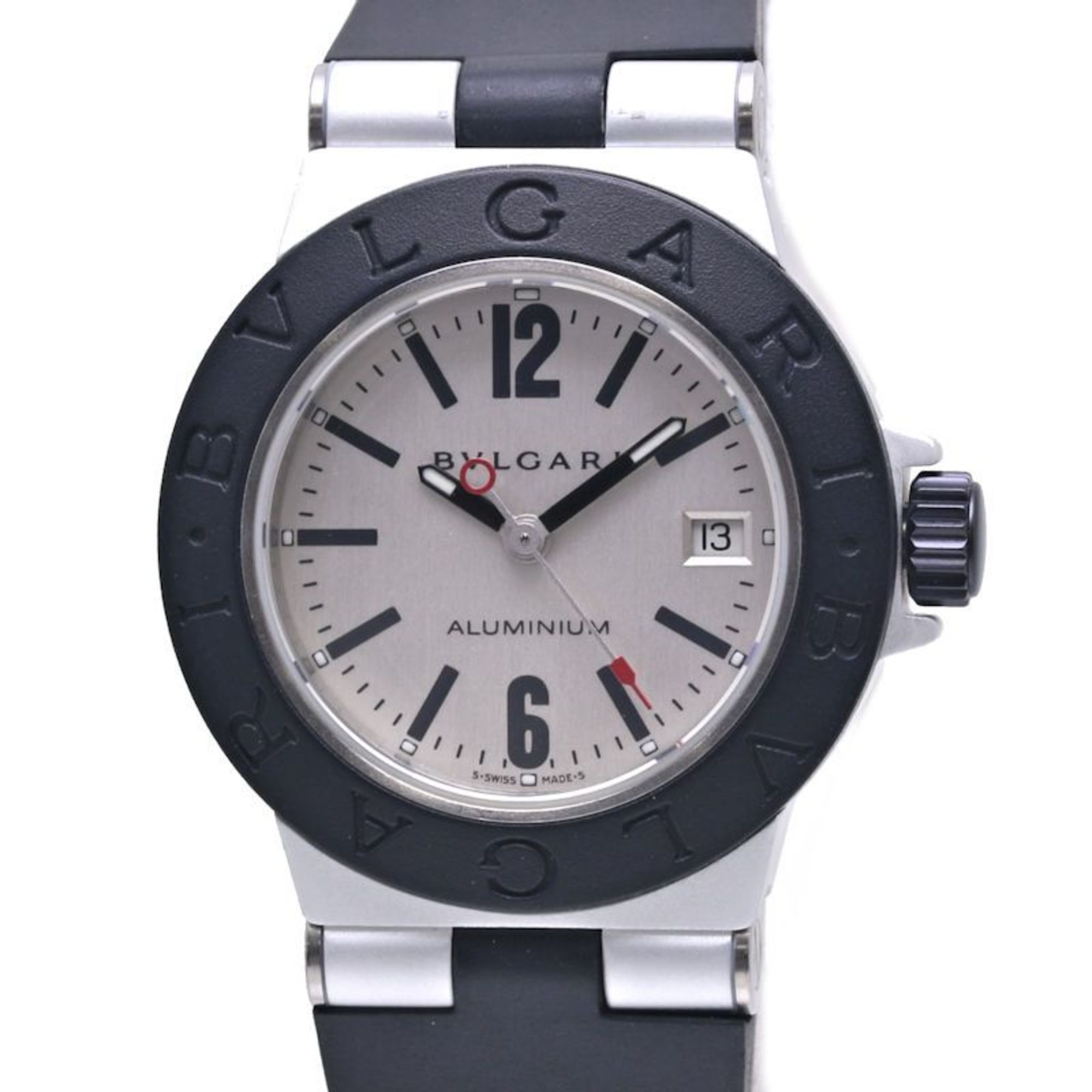 BVLGARI Bvlgari Aluminum AL29TAVD AL29TA Rubber Ladies 39939 Watch