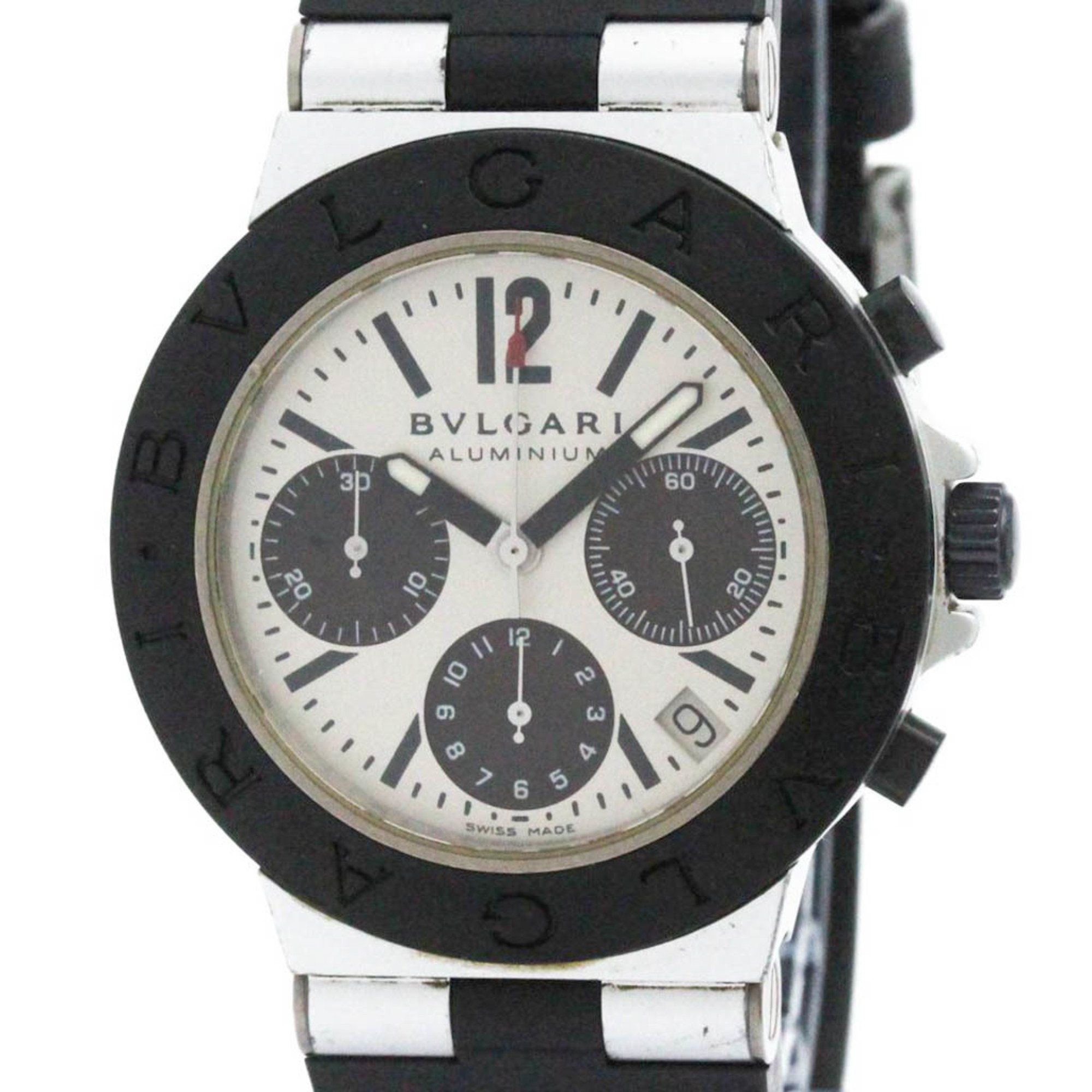 BVLGARI Aluminium Chronograph Automatic Mens Watch AC38TA