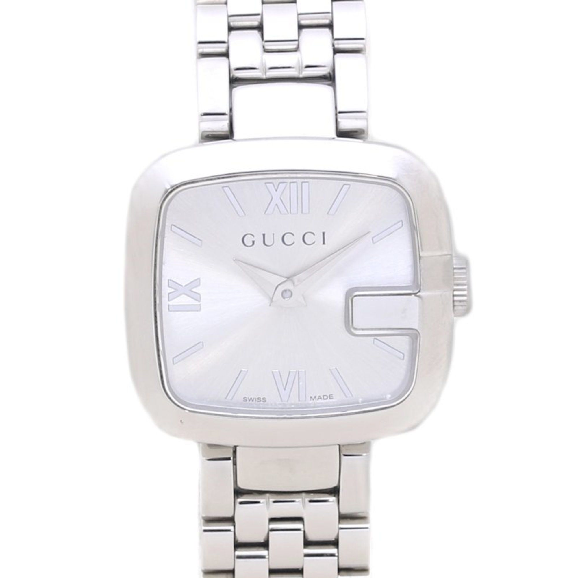 GUCCI G-Gucci Collection YA125411 125.4 Stainless Steel Ladies 130376 Watch