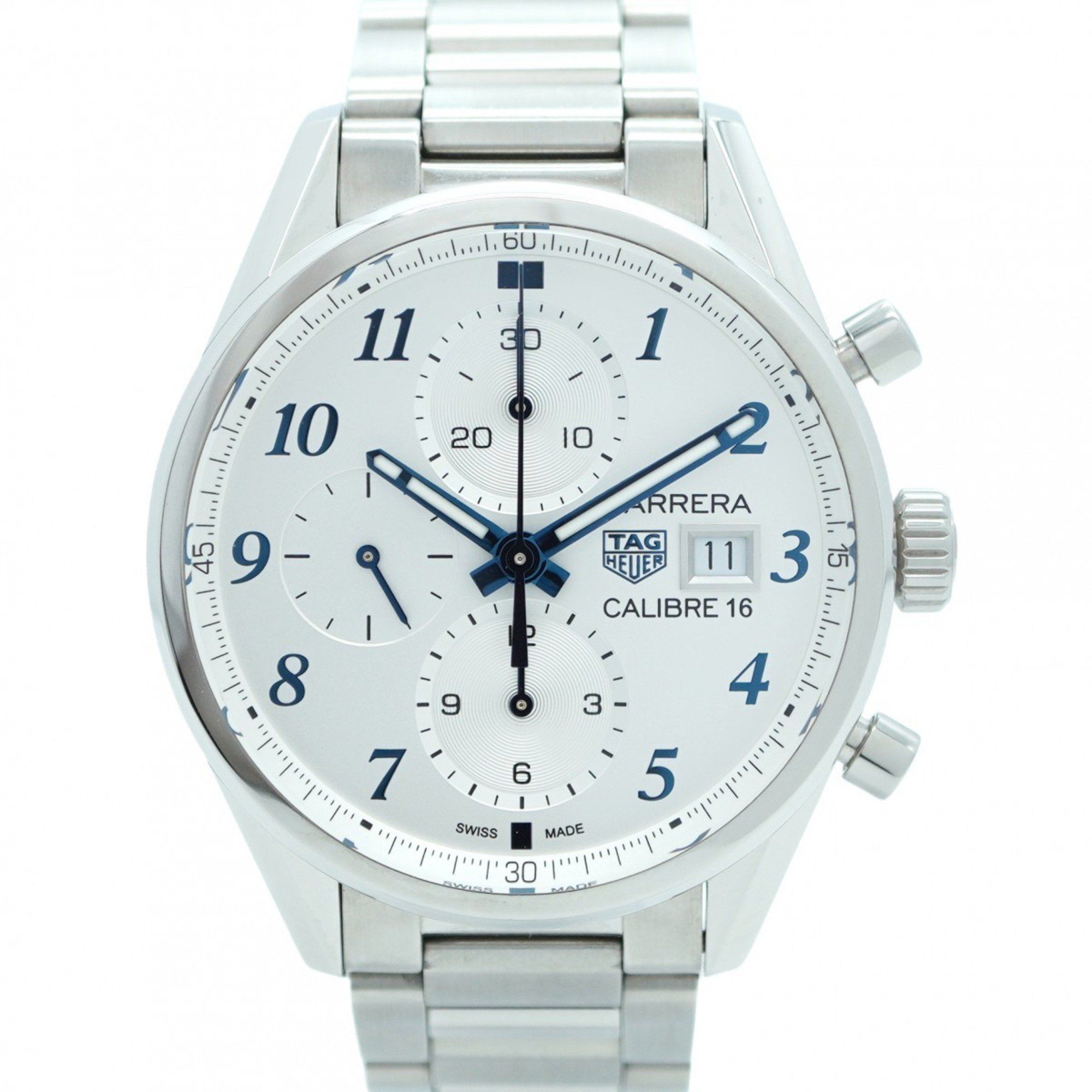TAG Heuer Carrera CBK2114 Silver Dial Watch for Men