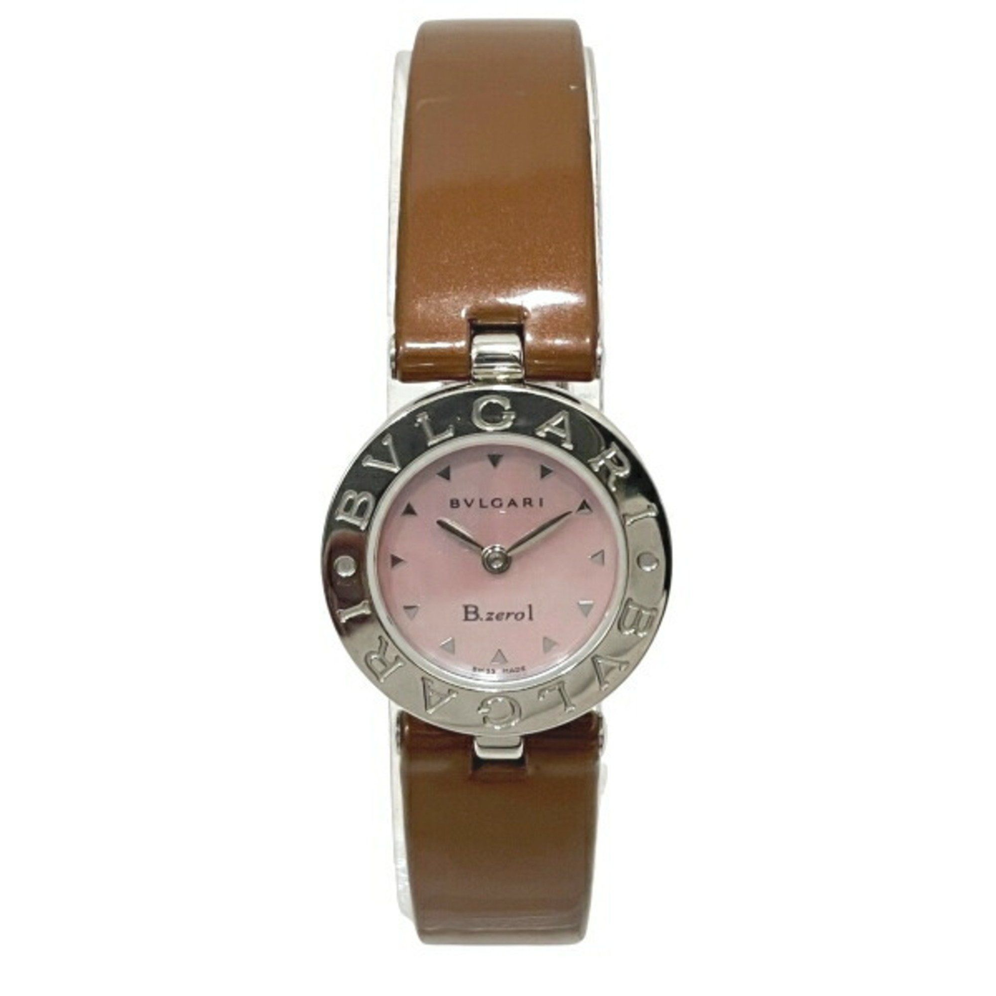 BVLGARI B.zero1 BZ22S Pink Shell Dial Quartz Watch Women's