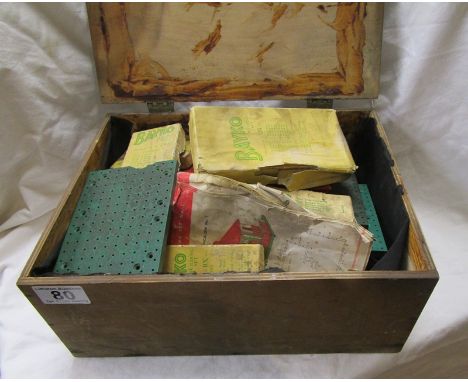 Bayko building set in wooden box